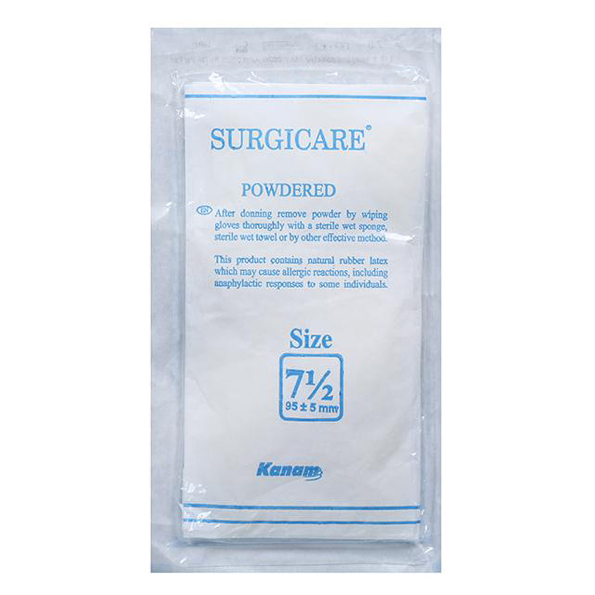 Surgicare Gloves Powder Less 7.5, 1 Count, Pack of 1 Surgicare Gloves Powder Less 7.5, 1 Count, Pack of 1