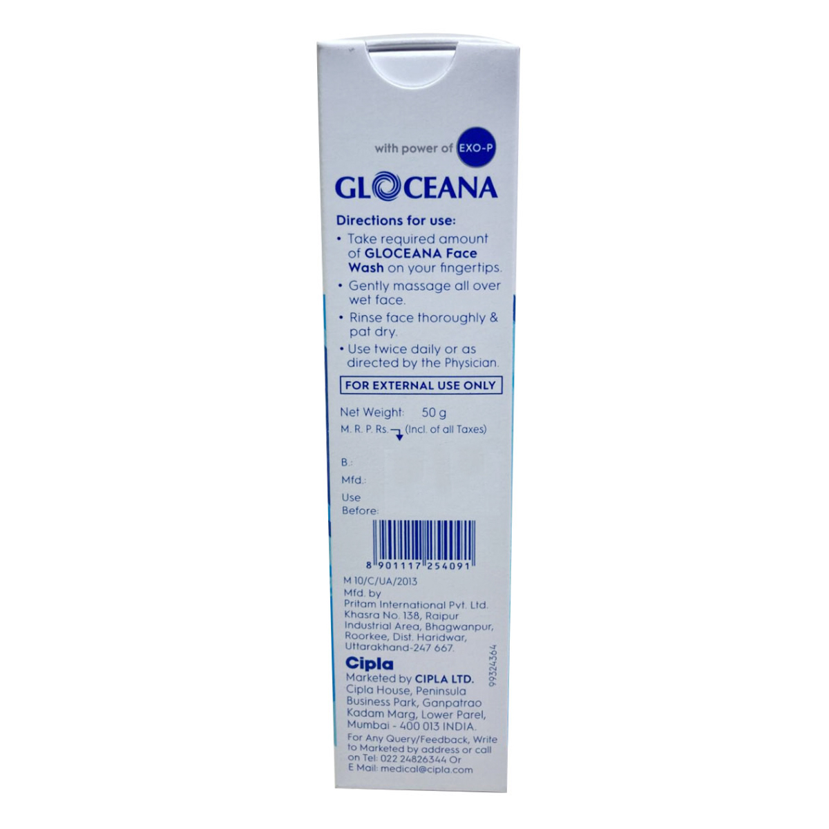 Gloceana Anti-Pollution Face Wash 50 gm, Pack of 1 Gloceana Anti-Pollution Face Wash 50 gm, Pack of 1