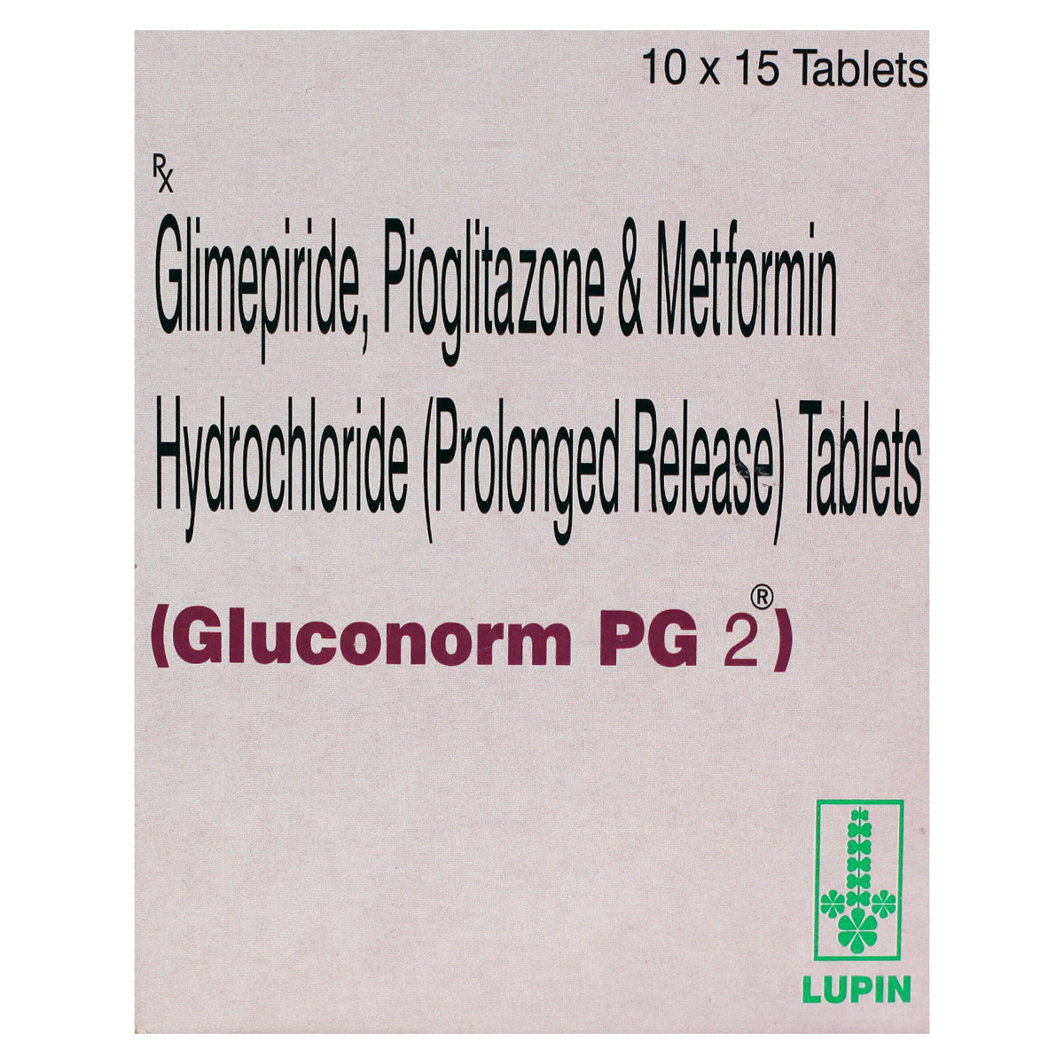 Gluconorm PG 2 Tablet 15's, Pack of 15 TABLETS Gluconorm PG 2 Tablet 15's, Pack of 15 TABLETS