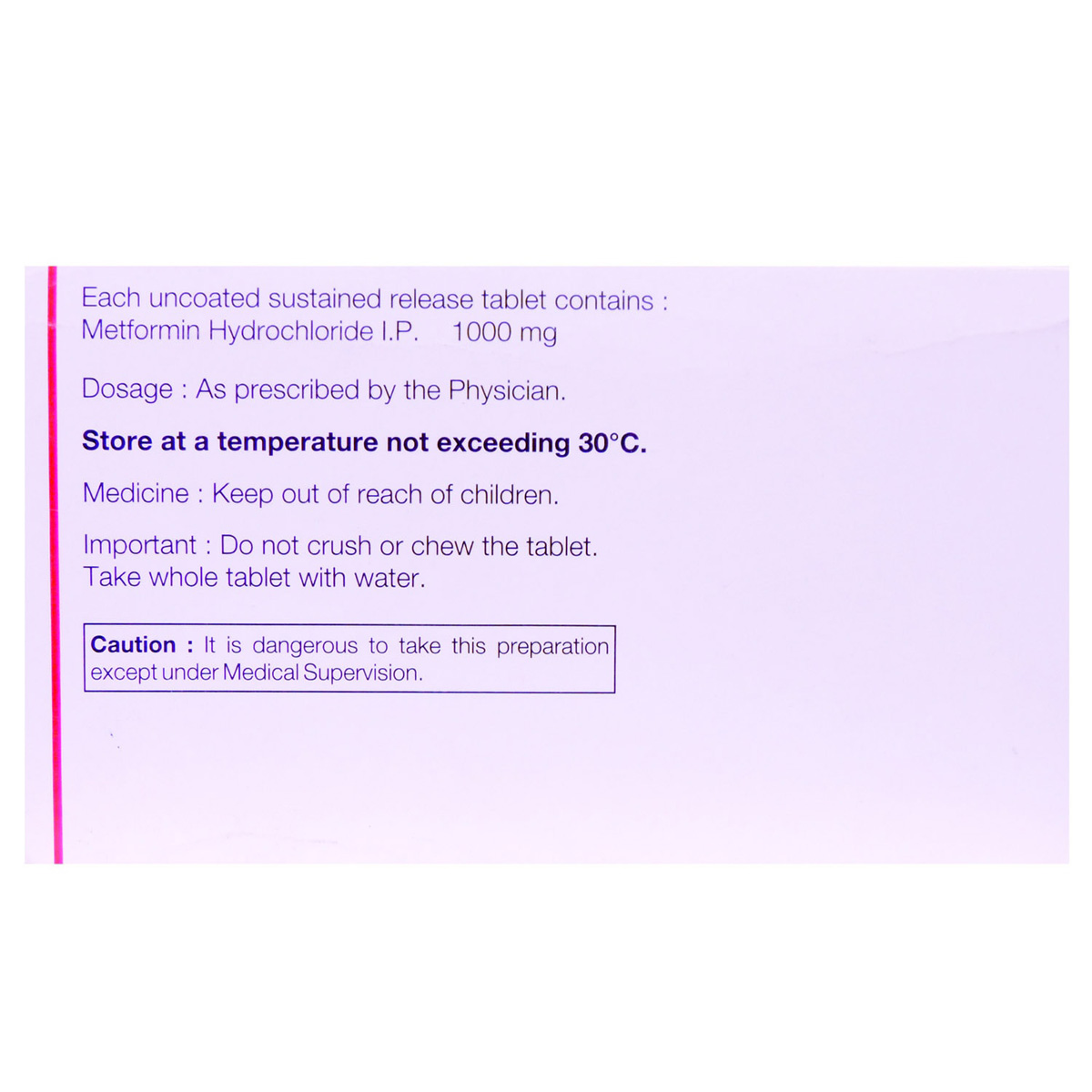 Gluformin XL 1000 Tablet 15's, Pack of 15 TABLETS Gluformin XL 1000 Tablet 15's, Pack of 15 TABLETS