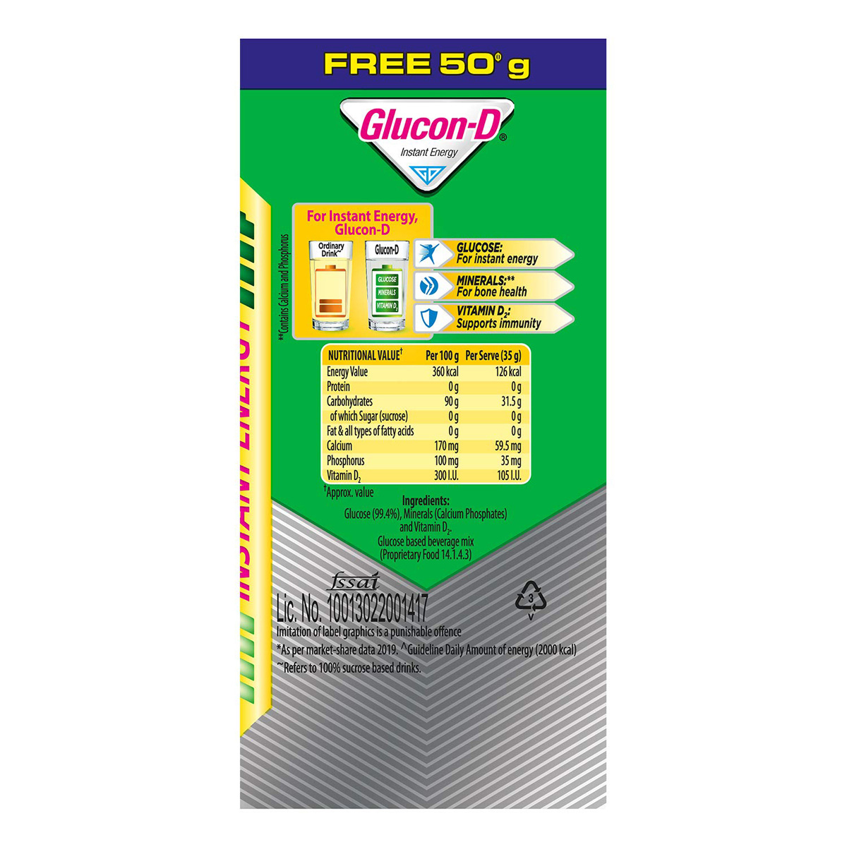 Glucon-D Original Instant Energy Drink, 200 gm, Pack of 1 Glucon-D Original Instant Energy Drink, 200 gm, Pack of 1