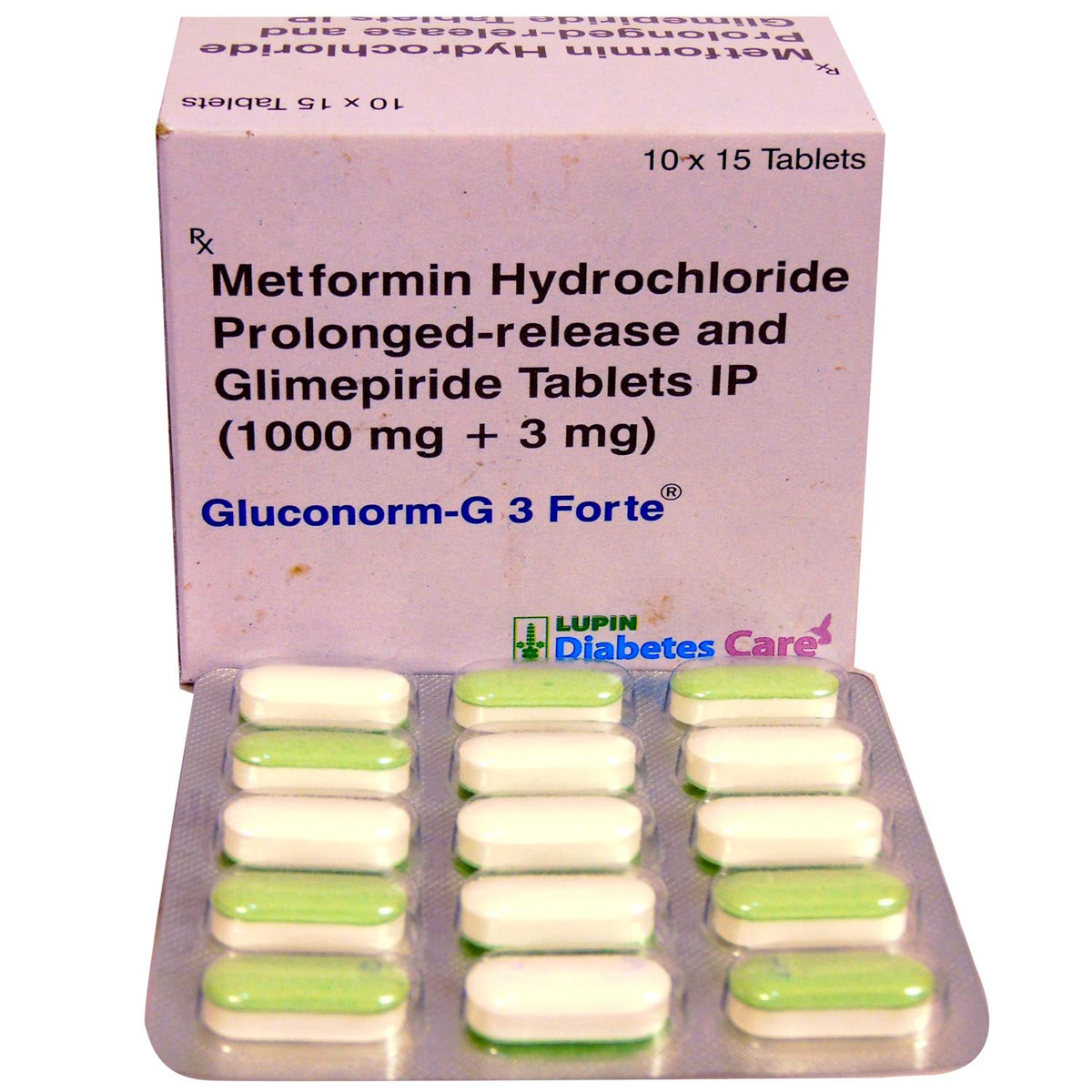 Gluconorm-G 3 Forte Tablet 15's, Pack of 15 TABLETS Gluconorm-G 3 Forte Tablet 15's, Pack of 15 TABLETS