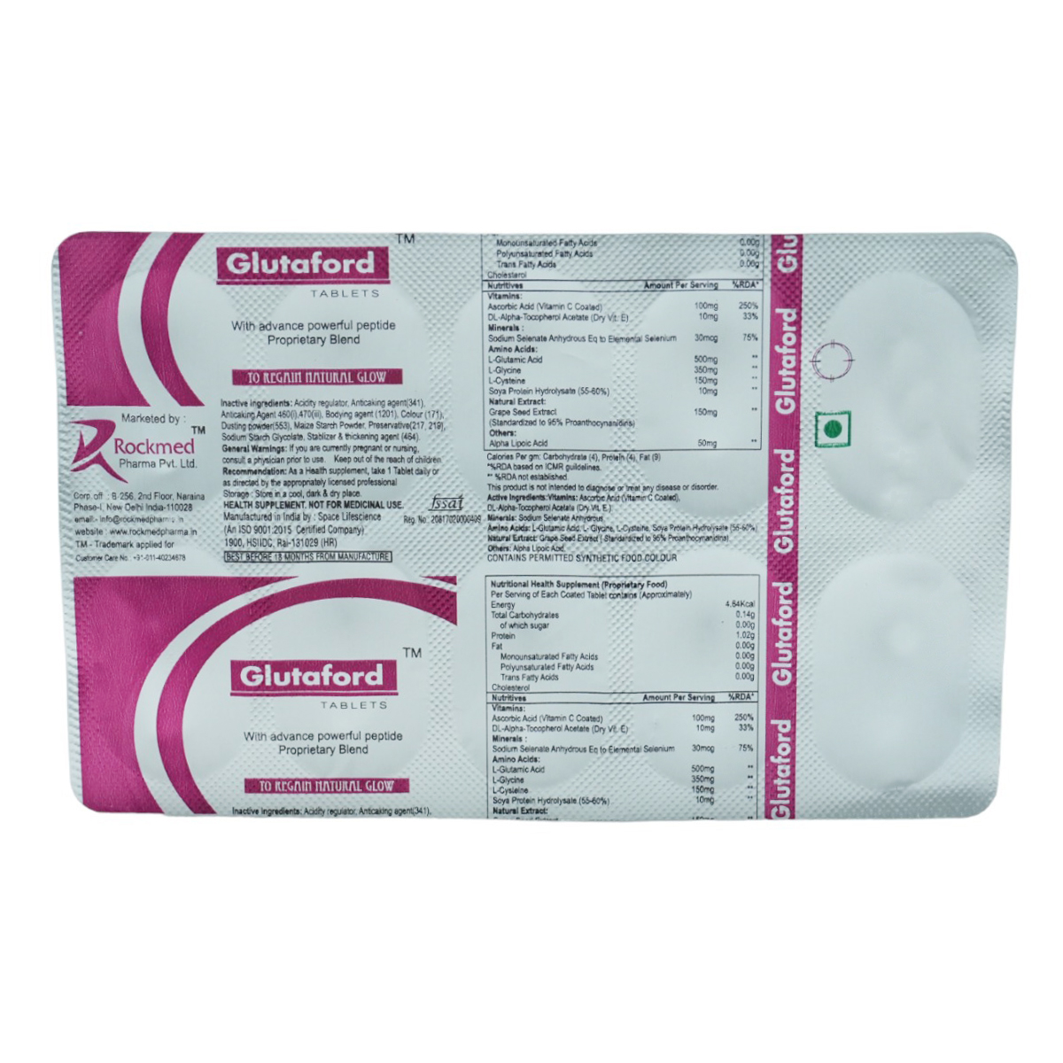 Glutaford Tablet 10's, Pack of 10 Glutaford Tablet 10's, Pack of 10