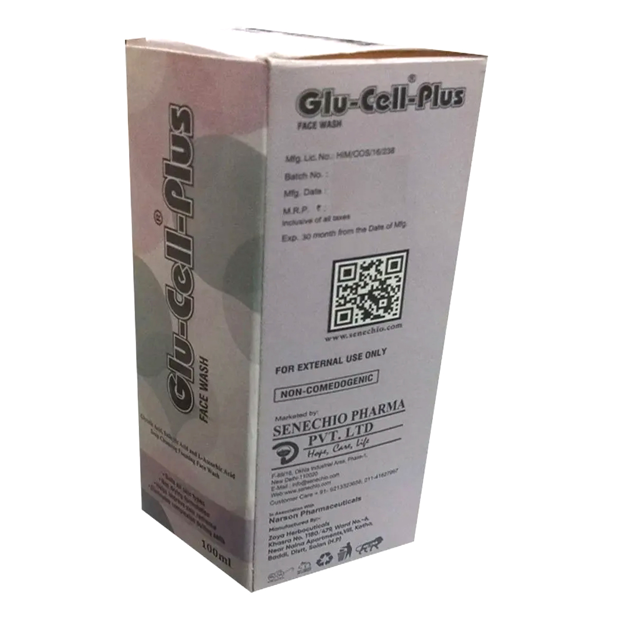 Glu-Cell-Plus Face Wash 100 ml, Pack of 1 Glu-Cell-Plus Face Wash 100 ml, Pack of 1