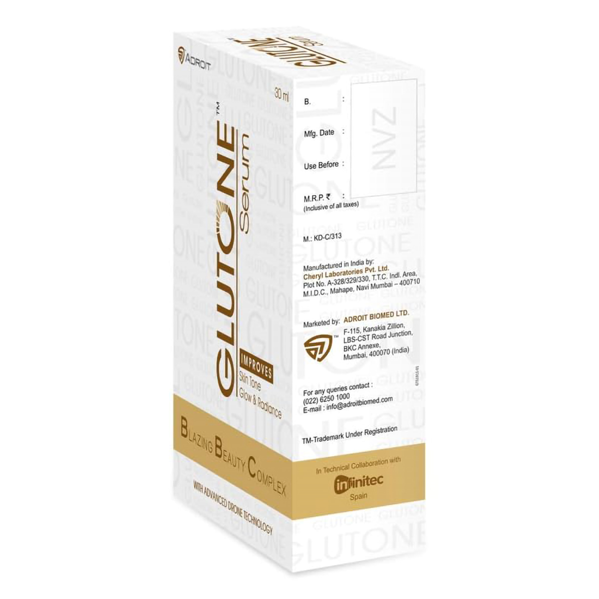 Glutone Serum 30 ml, Pack of 1 Glutone Serum 30 ml, Pack of 1