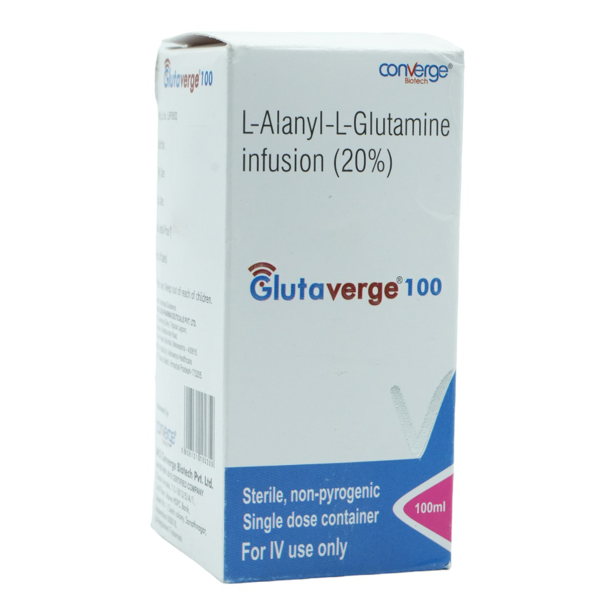 Glutaverge 100 Infusion 100 ml, Pack of 1 INJECTION Glutaverge 100 Infusion 100 ml, Pack of 1 INJECTION