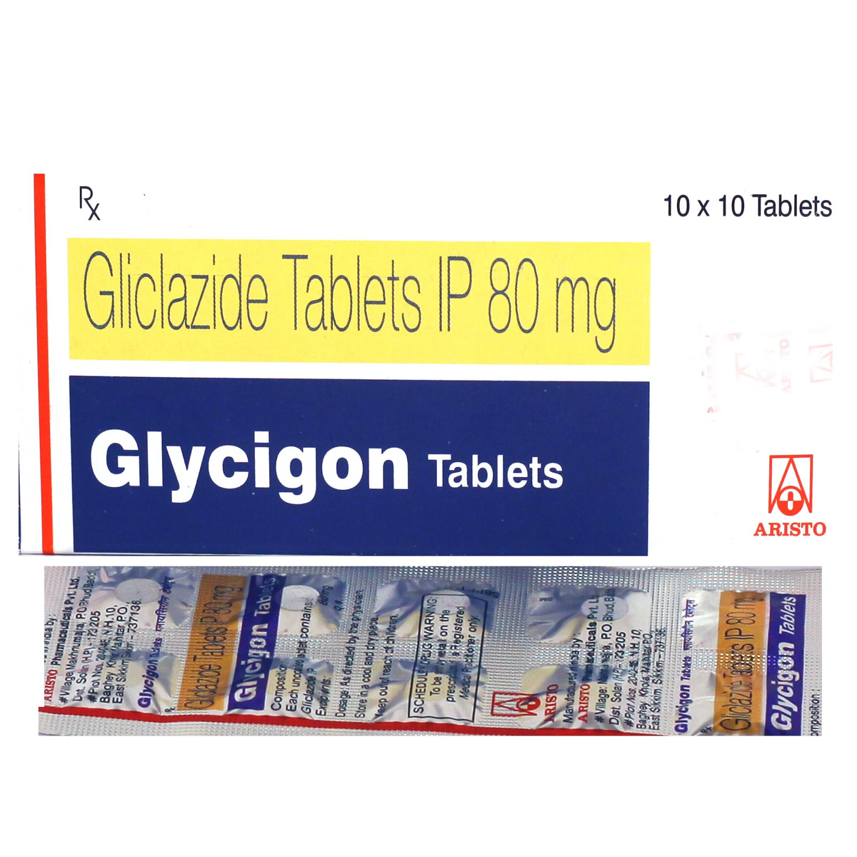 Glycigon 80 Tablet 10's, Pack of 10 TABLETS Glycigon 80 Tablet 10's, Pack of 10 TABLETS