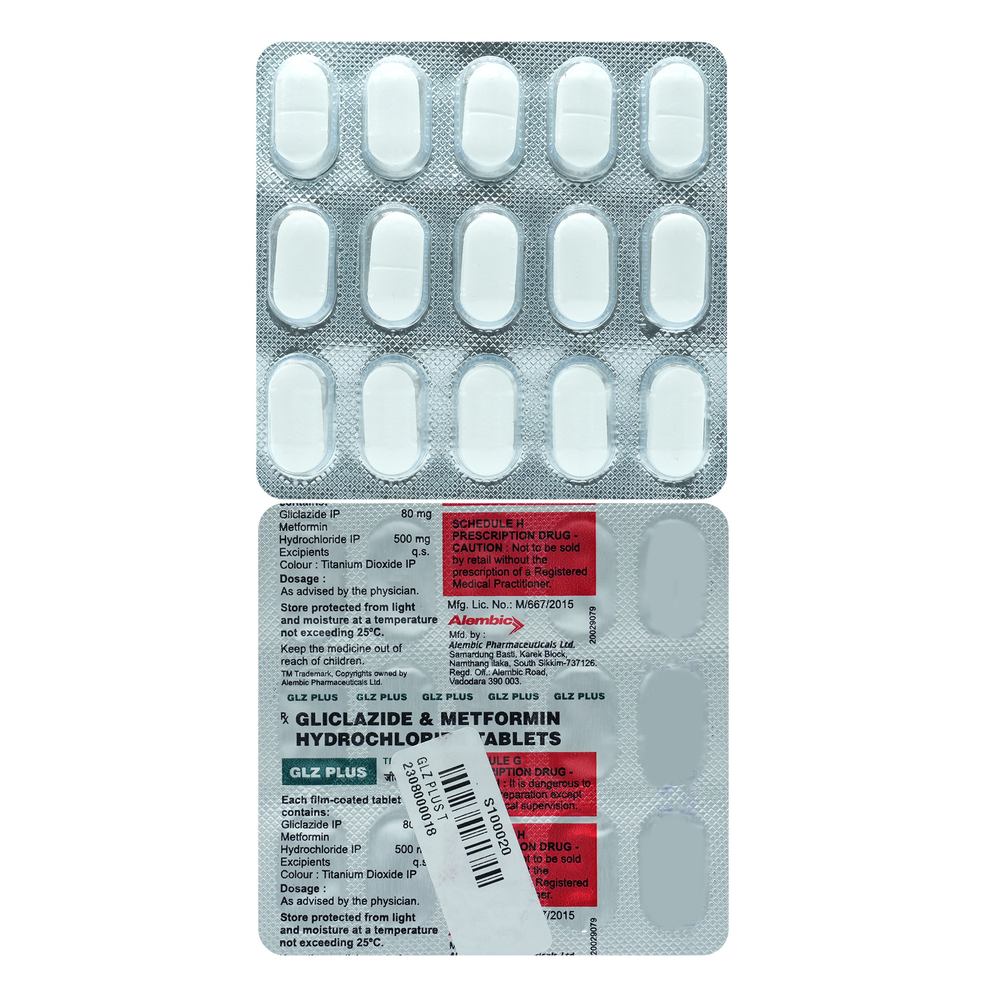 GLZ Plus Tablet 15's, Pack of 15 TABLETS GLZ Plus Tablet 15's, Pack of 15 TABLETS