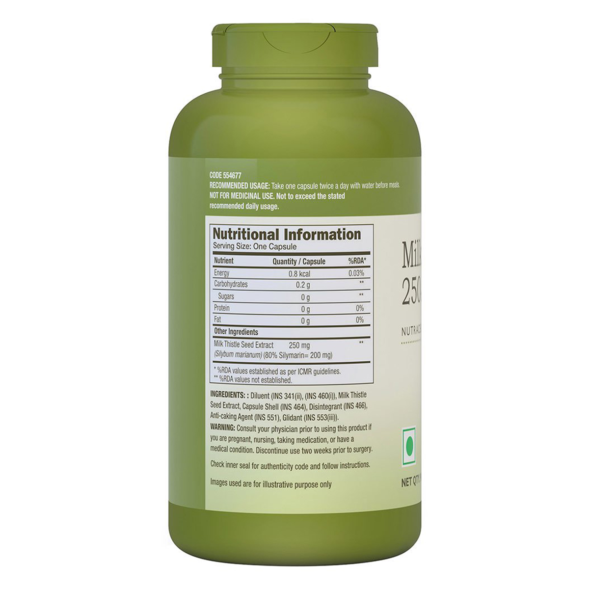 GNC Herbal Plus Milk Thistle 250 mg, 90 Capsules, Pack of 1 GNC Herbal Plus Milk Thistle 250 mg, 90 Capsules, Pack of 1