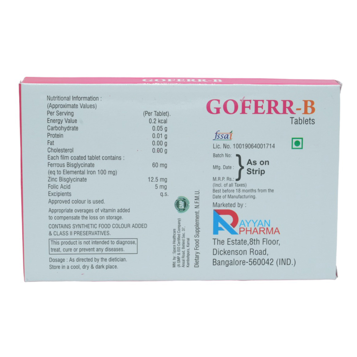Goferr-B Tablet 10's, Pack of 10 TabletS Goferr-B Tablet 10's, Pack of 10 TabletS