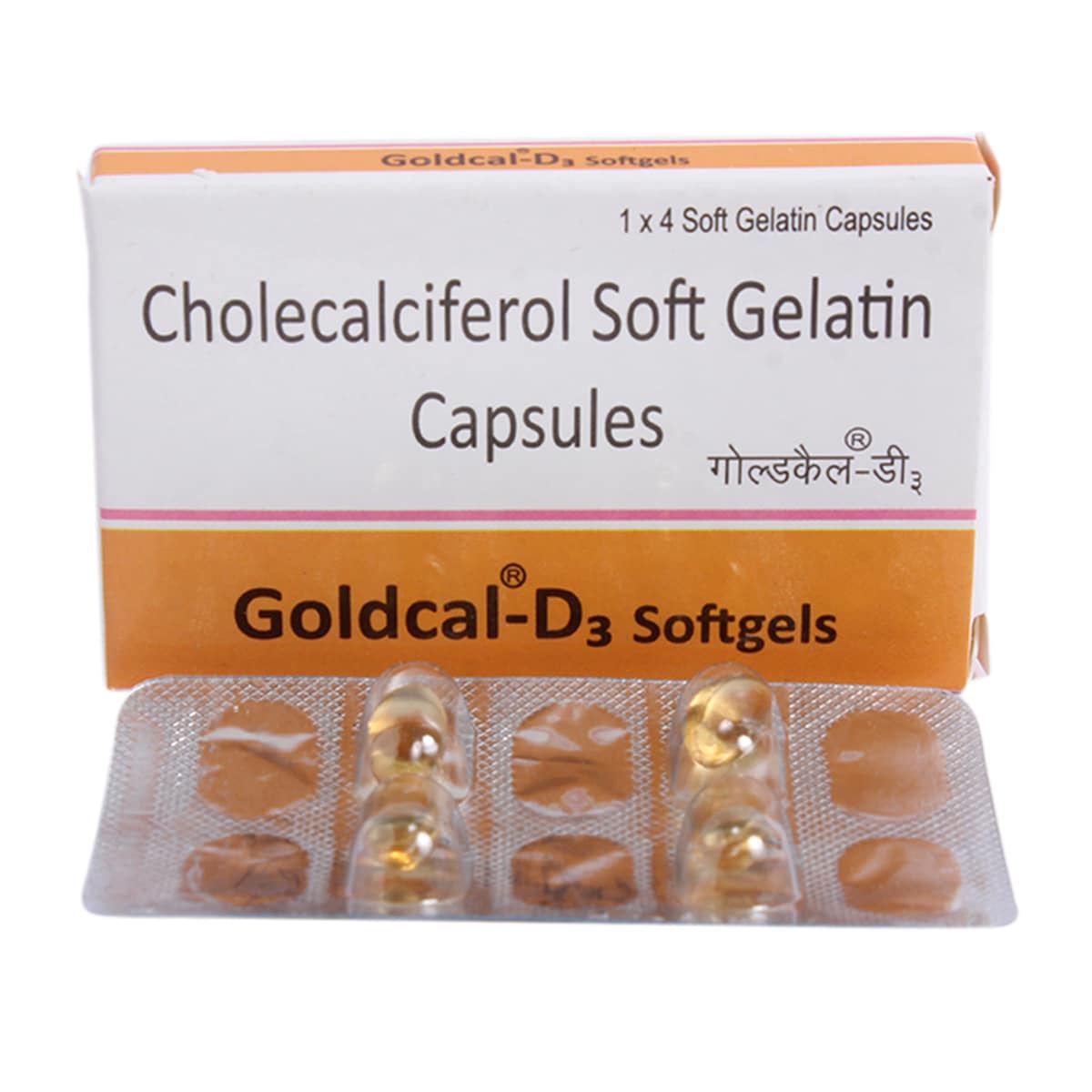 Goldcal D3 Capsule 4's, Pack of 4 Goldcal D3 Capsule 4's, Pack of 4