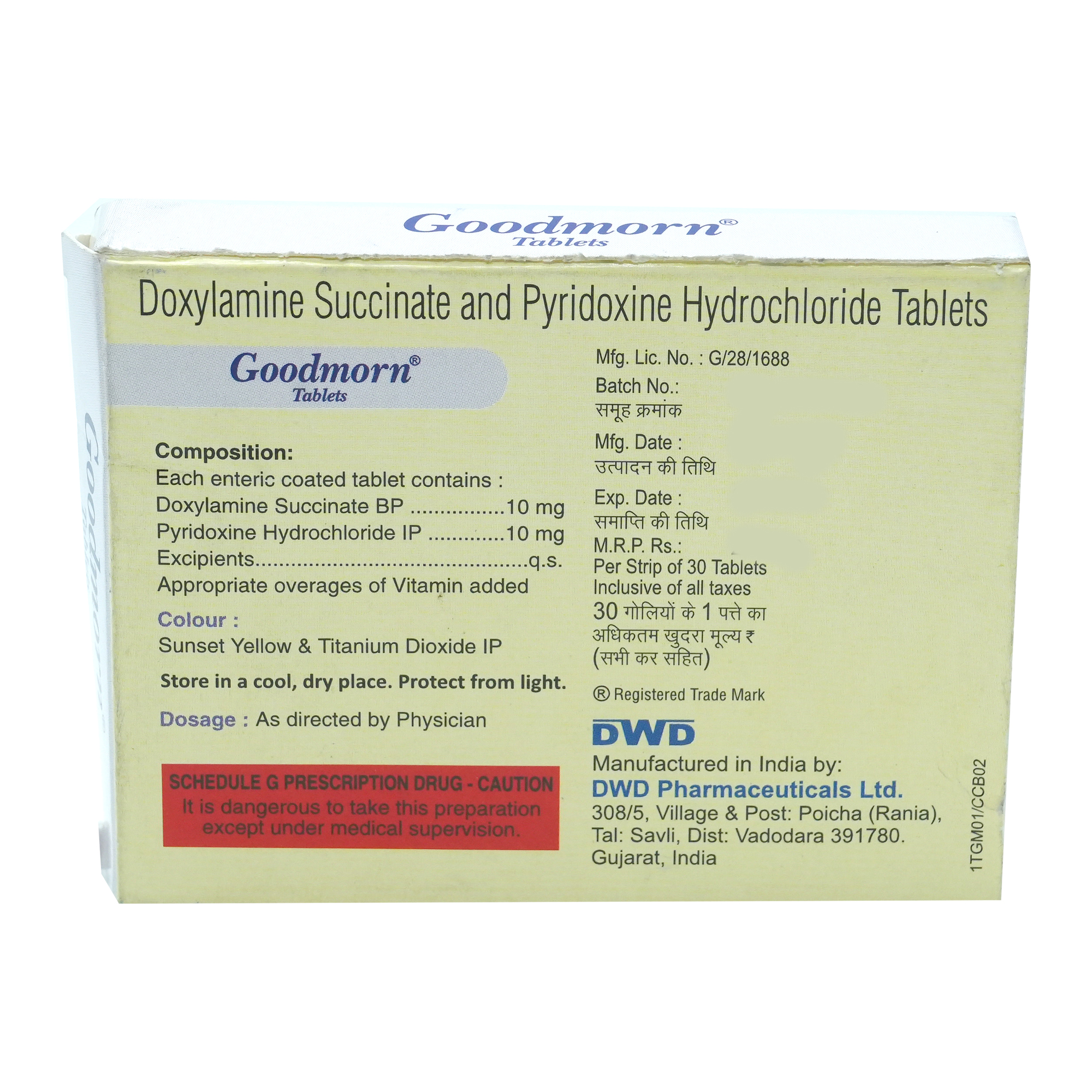 Goodmorn Tablet 30's, Pack of 30 TabletS Goodmorn Tablet 30's, Pack of 30 TabletS