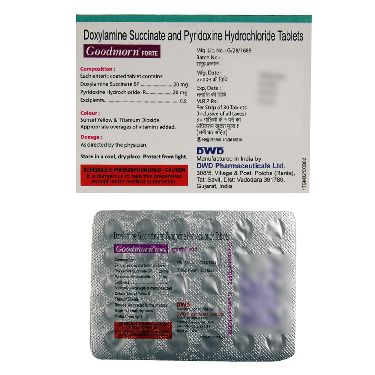 Goodmorn Forte Tablet 30's, Pack of 30 TabletS Goodmorn Forte Tablet 30's, Pack of 30 TabletS