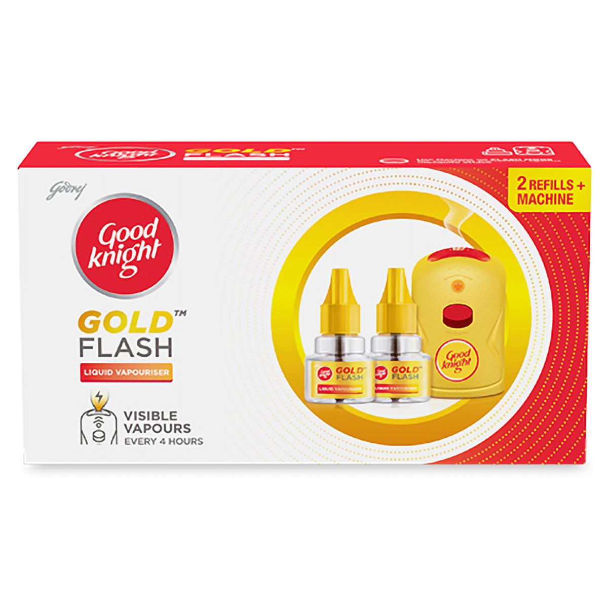 Good Knight Gold Flash Mosquito Repellent Refill, 90 ml (2 x 45 ml), Pack of 1 Good Knight Gold Flash Mosquito Repellent Refill, 90 ml (2 x 45 ml), Pack of 1