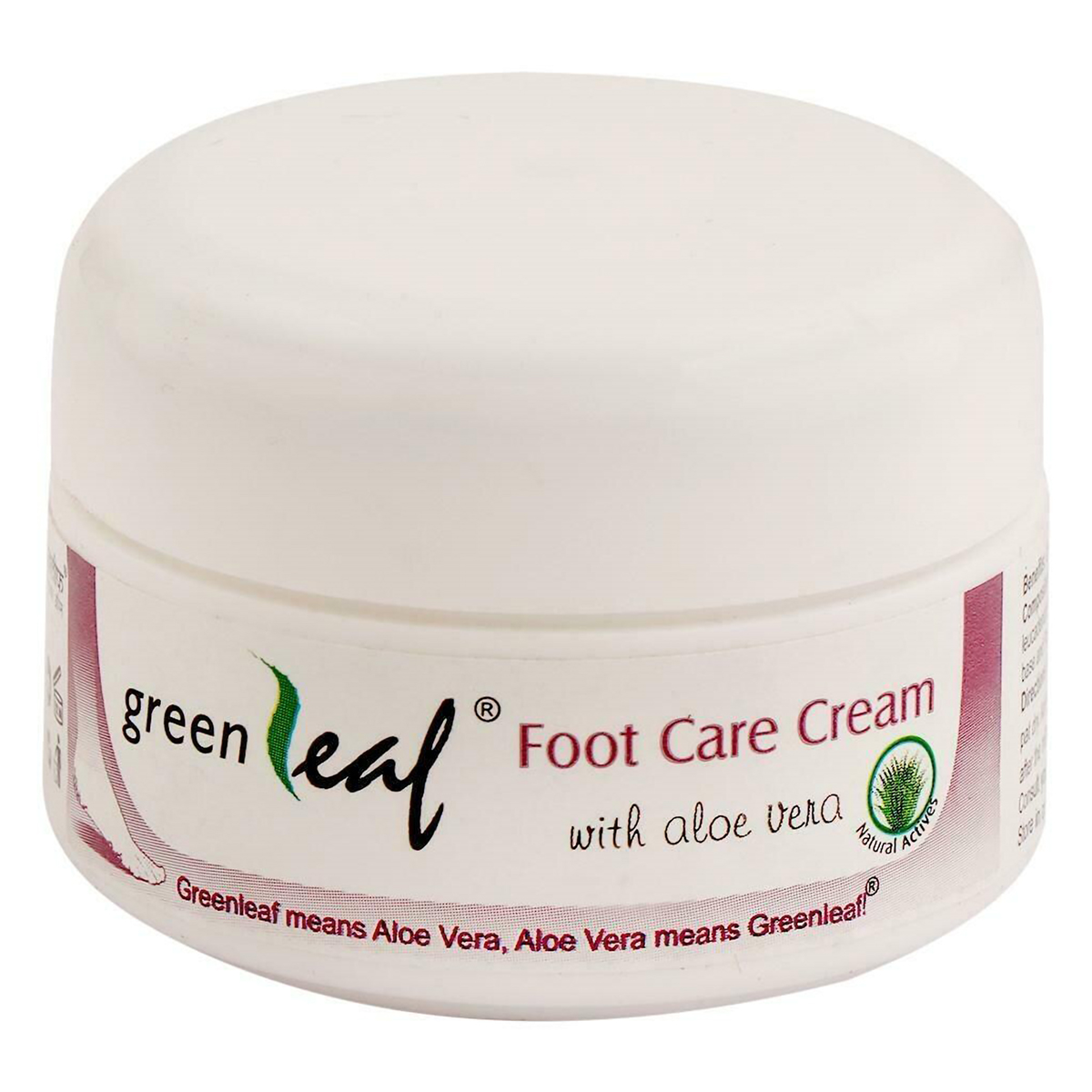 Green Leaf Foot Care Cream 50 gm | With Aloe Vera | Relieves Dry, Chapped & Cracked Heels, Pack of 1 Green Leaf Foot Care Cream 50 gm | With Aloe Vera | Relieves Dry, Chapped & Cracked Heels, Pack of 1
