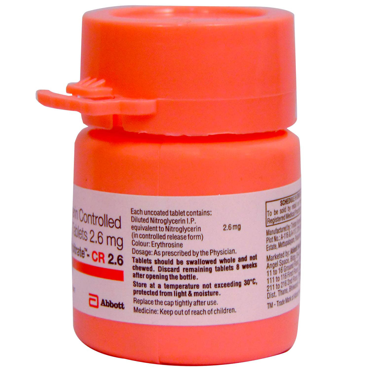 GTN Sorbitrate-CR 2.6 Tablet 30's, Pack of 1 TABLET GTN Sorbitrate-CR 2.6 Tablet 30's, Pack of 1 TABLET