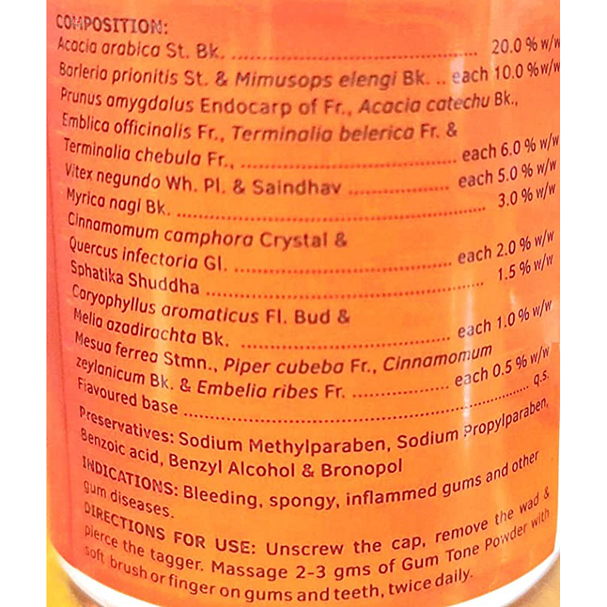 Gum Tone Powder, 40 gm, Pack of 1 Gum Tone Powder, 40 gm, Pack of 1