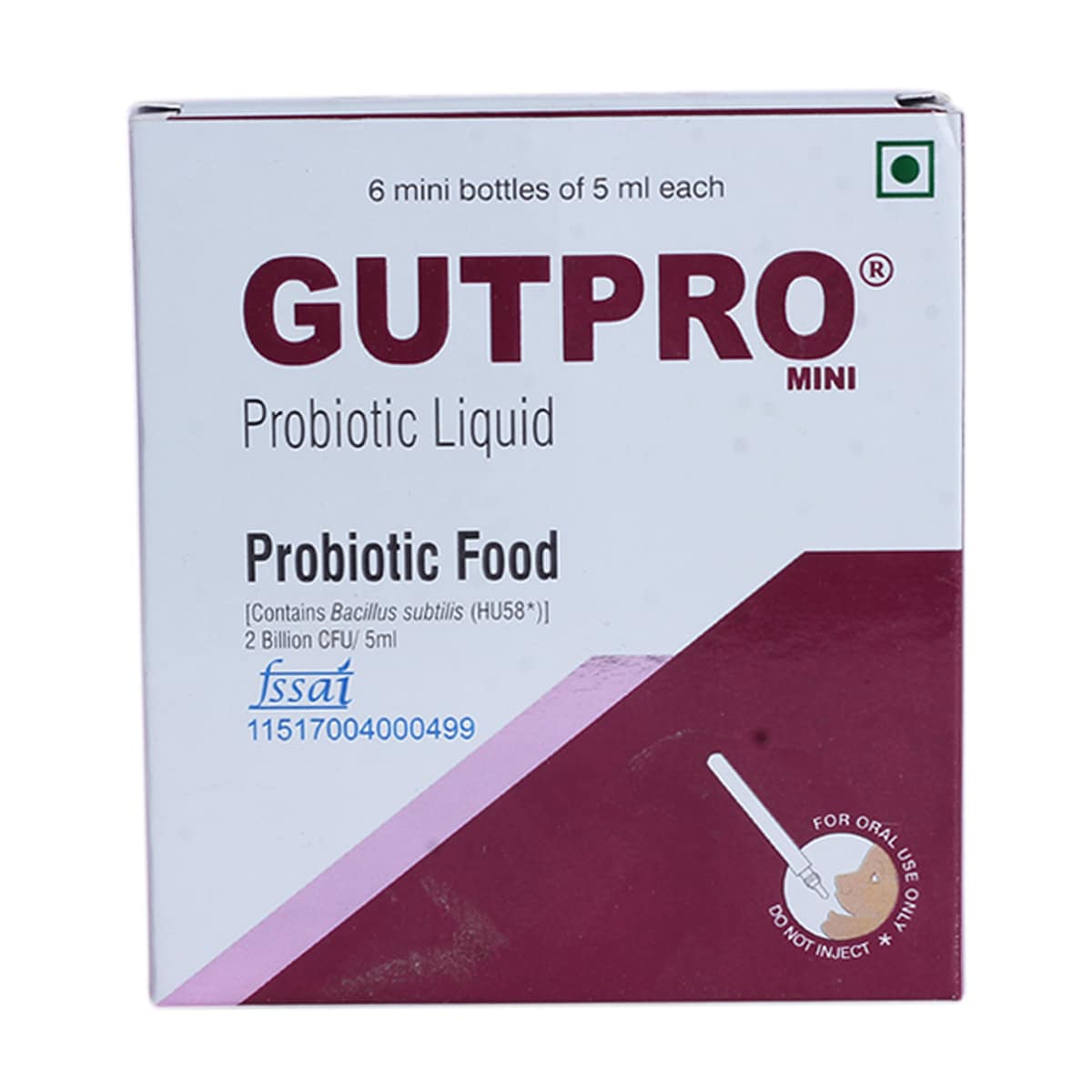 Buy Gutpro Mini 2Billion Cfu/5 ml Liquid 5 ml Online