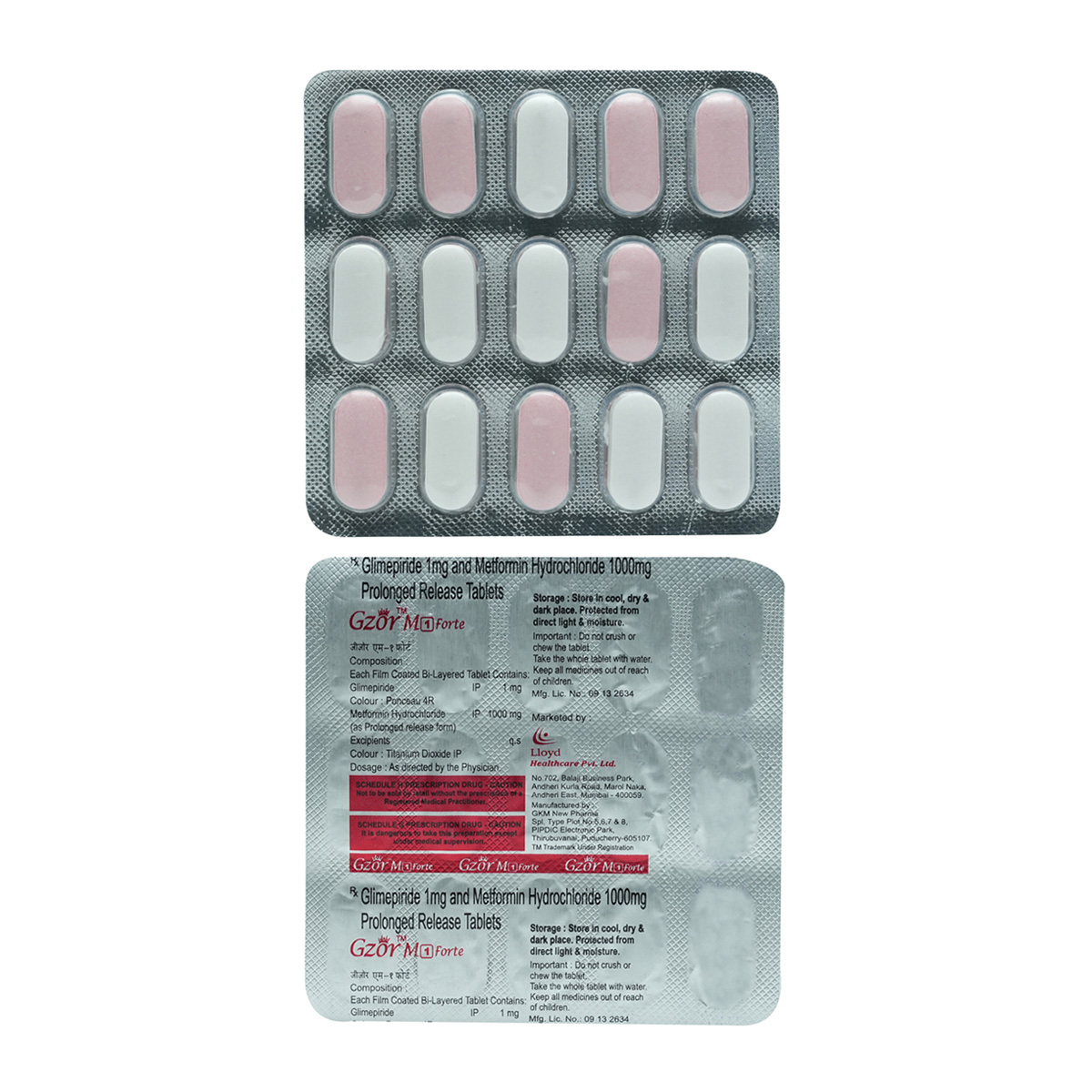 Gzor M 1 Forte Tablet 15's, Pack of 15 TABLETS Gzor M 1 Forte Tablet 15's, Pack of 15 TABLETS