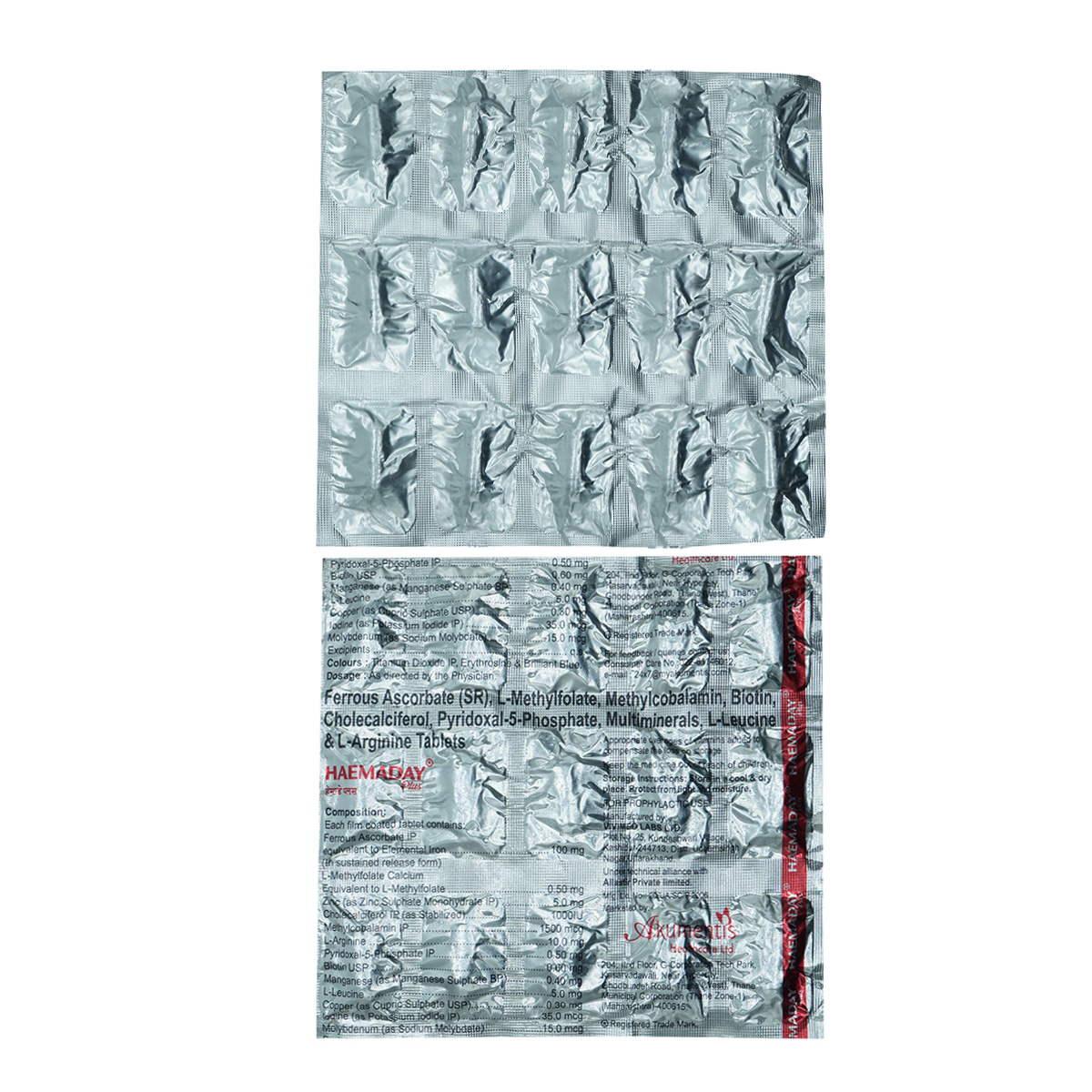 Haemaday Plus Tablet 15's, Pack of 15 Haemaday Plus Tablet 15's, Pack of 15