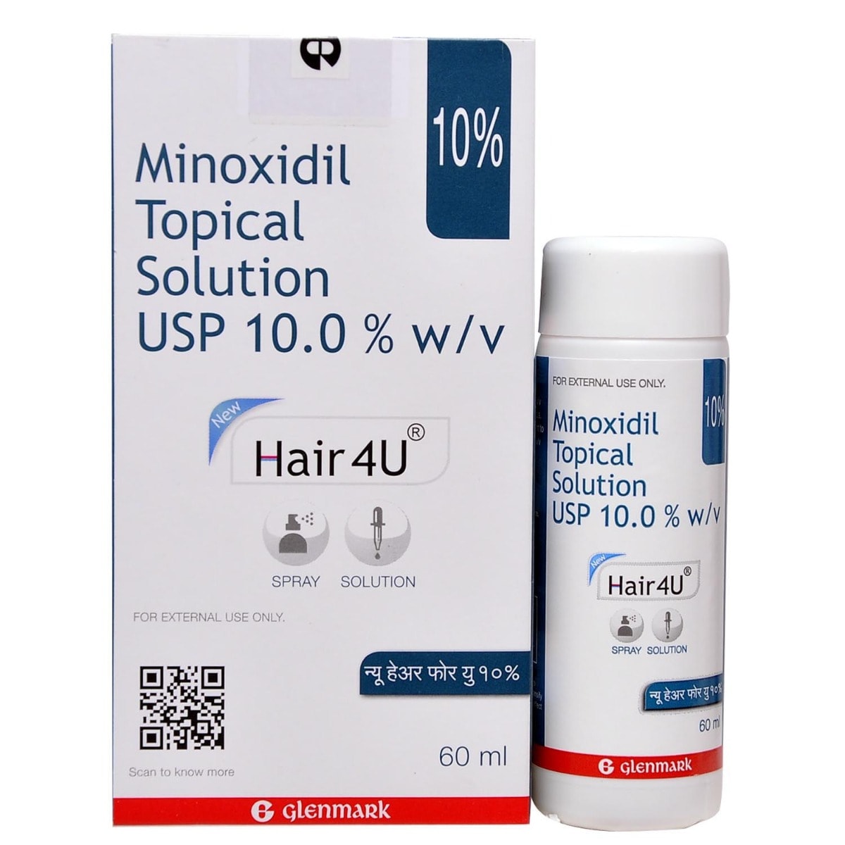 New Hair 4U 10% Solution 60 ml, Pack of 1 SOLUTION New Hair 4U 10% Solution 60 ml, Pack of 1 SOLUTION