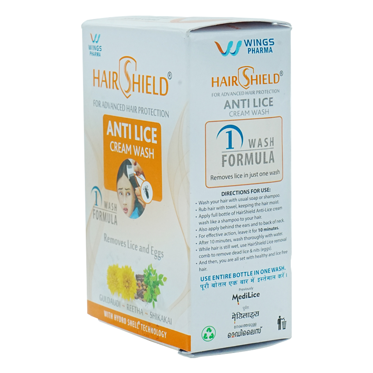 Hairshield Anti Lice Cream Wash, 30 ml, Pack of 1 Hairshield Anti Lice Cream Wash, 30 ml, Pack of 1