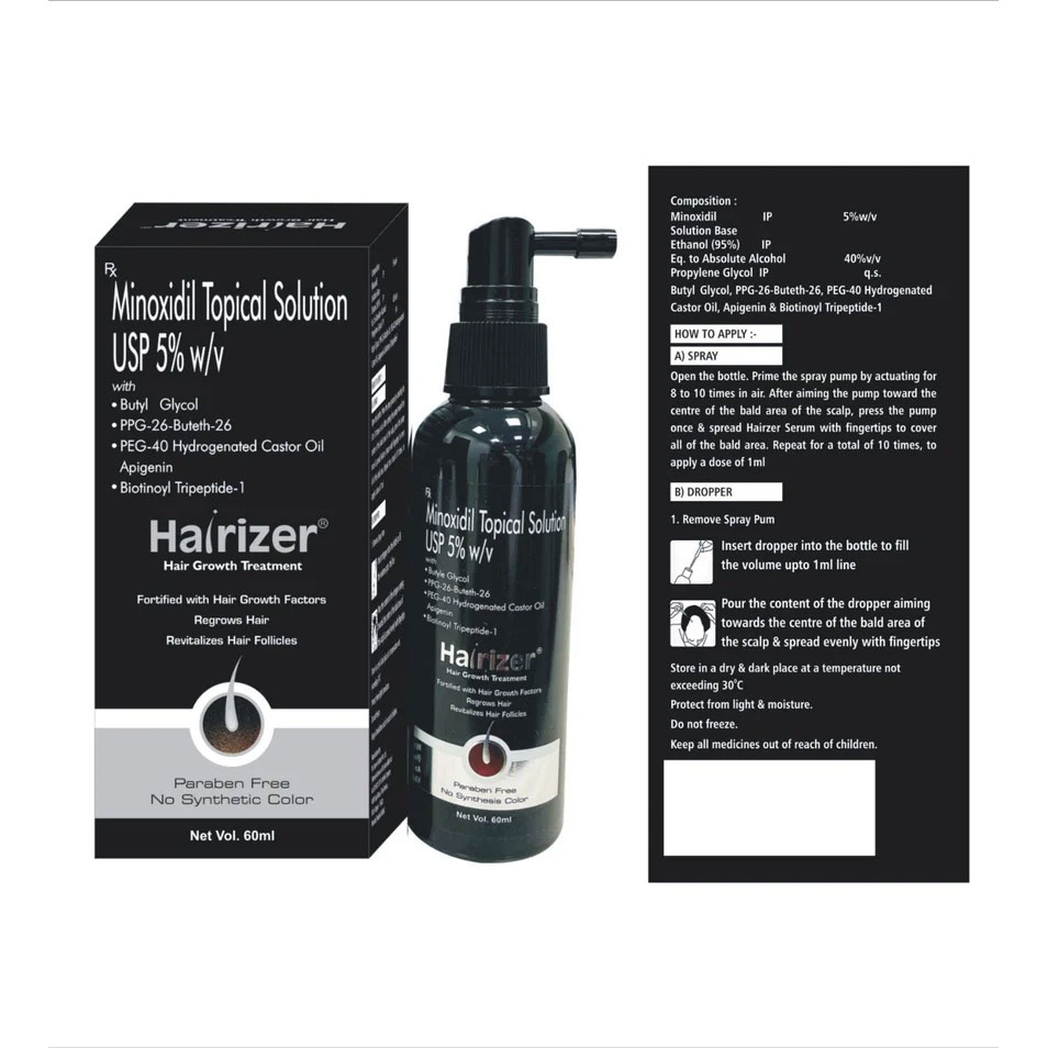 Hairizer Serum 60 ml, Pack of 1 Serum Hairizer Serum 60 ml, Pack of 1 Serum
