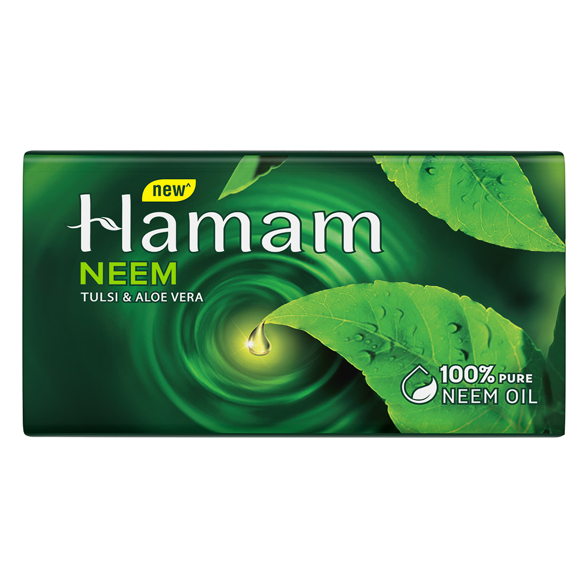 Hamam Neem Tulsi & Aloevera Soap 150 gm | 100% Pure Neem Oil | Cleanses & Purifies Skin, Pack of 1 Hamam Neem Tulsi & Aloevera Soap 150 gm | 100% Pure Neem Oil | Cleanses & Purifies Skin, Pack of 1