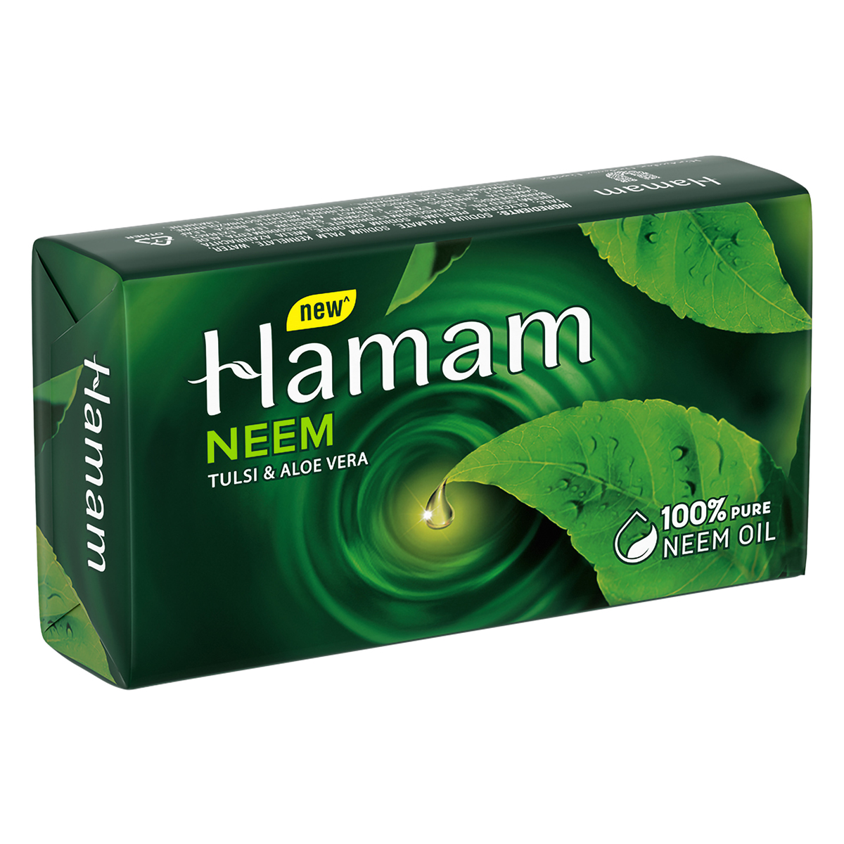 Hamam Neem Tulsi & Aloevera Soap 150 gm | 100% Pure Neem Oil | Cleanses & Purifies Skin, Pack of 1 Hamam Neem Tulsi & Aloevera Soap 150 gm | 100% Pure Neem Oil | Cleanses & Purifies Skin, Pack of 1