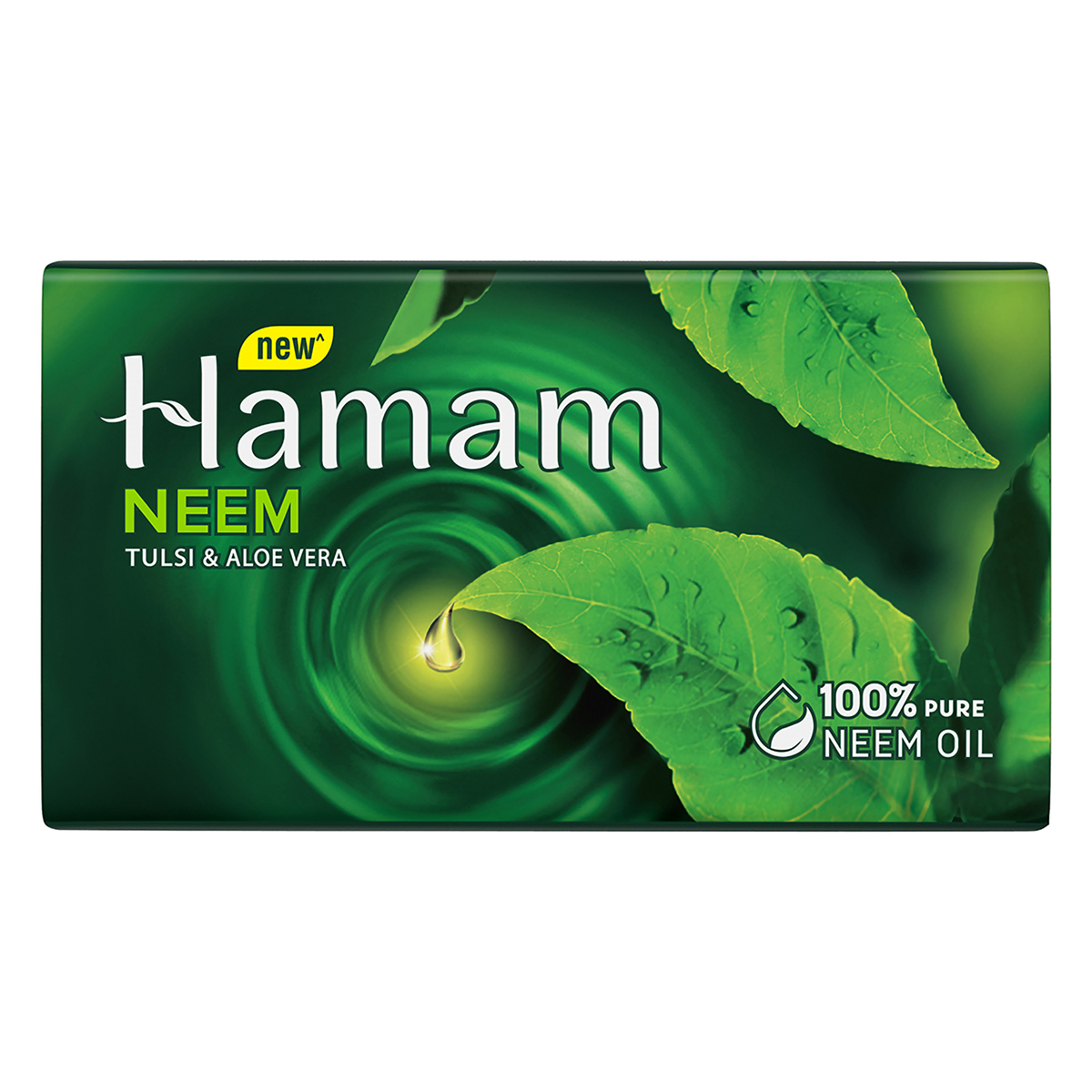 Hamam Neem Tulsi & Aloevera Soap 100 gm | 100% Pure Neem Oil | Cleanses & Purifies Skin, Pack of 1 Hamam Neem Tulsi & Aloevera Soap 100 gm | 100% Pure Neem Oil | Cleanses & Purifies Skin, Pack of 1