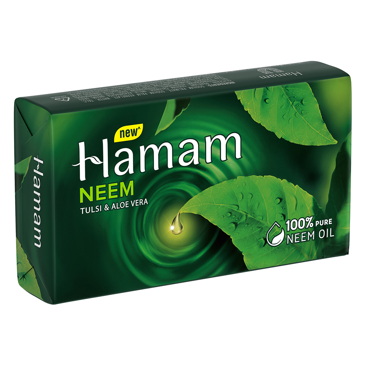 Hamam Neem Tulsi & Aloevera Soap 100 gm | 100% Pure Neem Oil | Cleanses & Purifies Skin, Pack of 1 Hamam Neem Tulsi & Aloevera Soap 100 gm | 100% Pure Neem Oil | Cleanses & Purifies Skin, Pack of 1