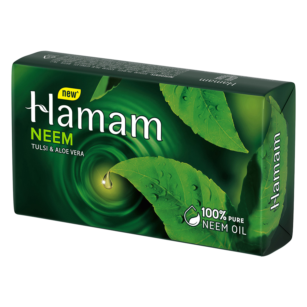 Hamam Neem Tulsi & Aloevera Soap 100 gm | 100% Pure Neem Oil | Cleanses & Purifies Skin, Pack of 1 Hamam Neem Tulsi & Aloevera Soap 100 gm | 100% Pure Neem Oil | Cleanses & Purifies Skin, Pack of 1