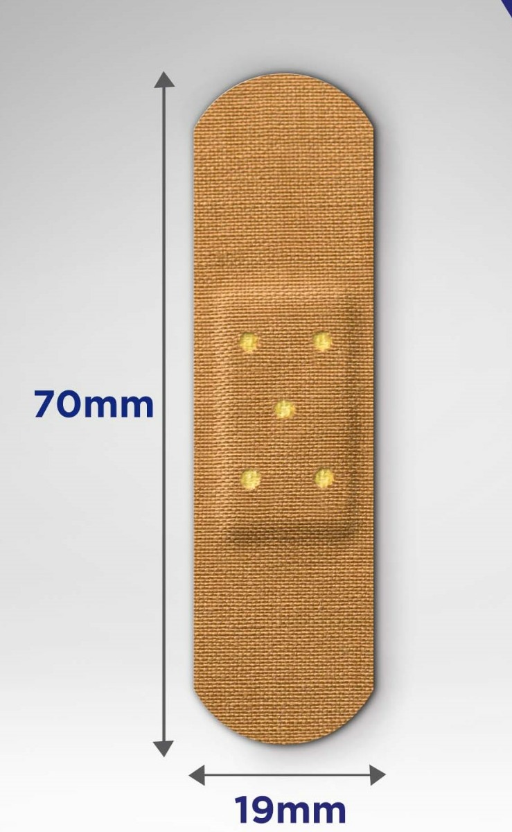 Hansaplast Regular Breathable Fabric Strips, 100 Count, Pack of 100 Hansaplast Regular Breathable Fabric Strips, 100 Count, Pack of 100