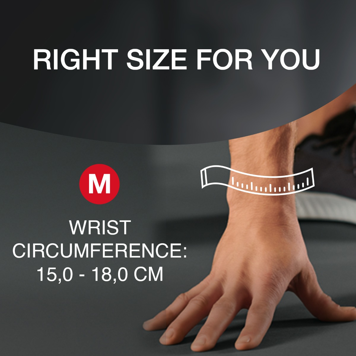 Hansaplast Sport Wrist Brace for Right/Left Wrists Medium, 1 Count, Pack of 1 Hansaplast Sport Wrist Brace for Right/Left Wrists Medium, 1 Count, Pack of 1