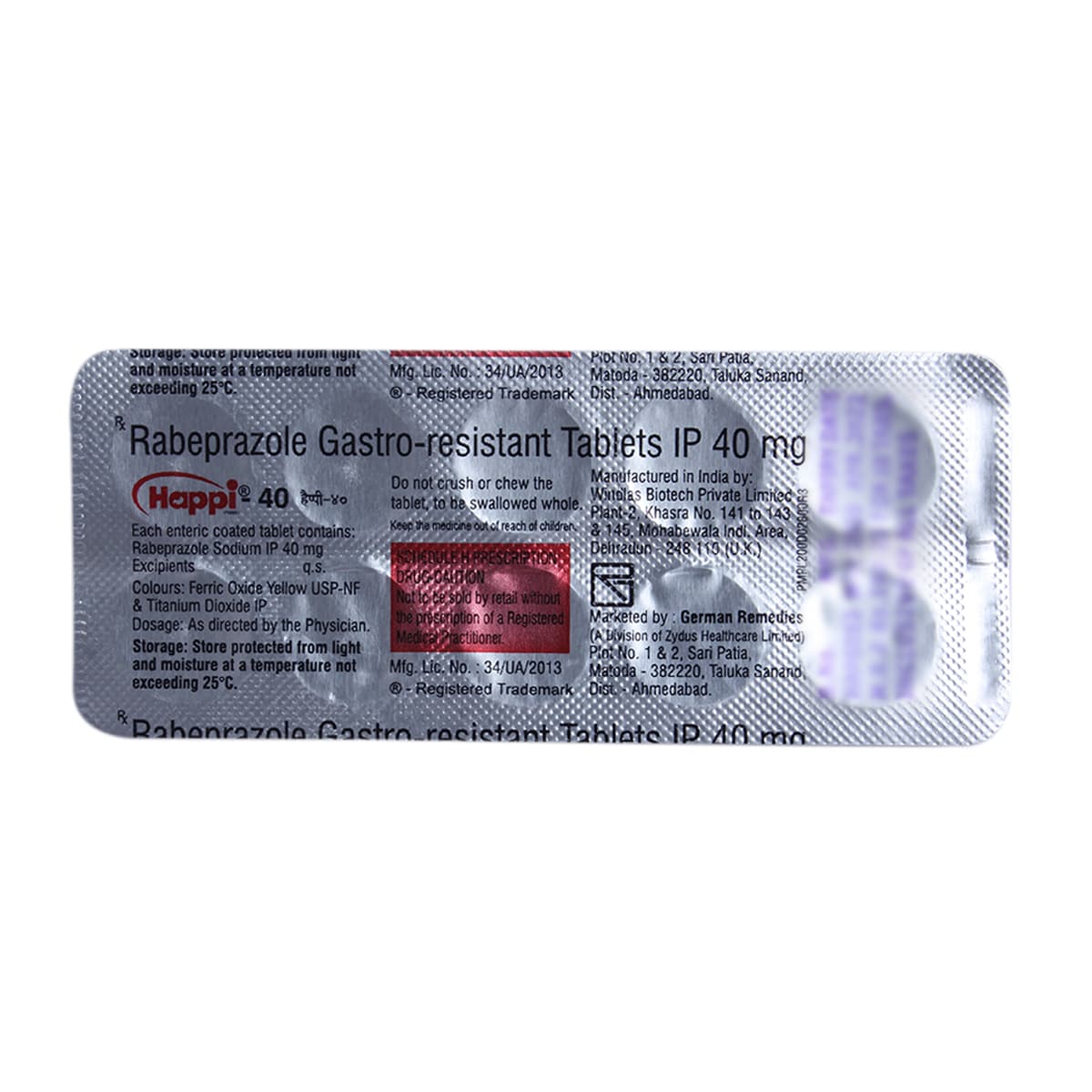 Happi-40 Tablet 10's, Pack of 10 TABLETS Happi-40 Tablet 10's, Pack of 10 TABLETS