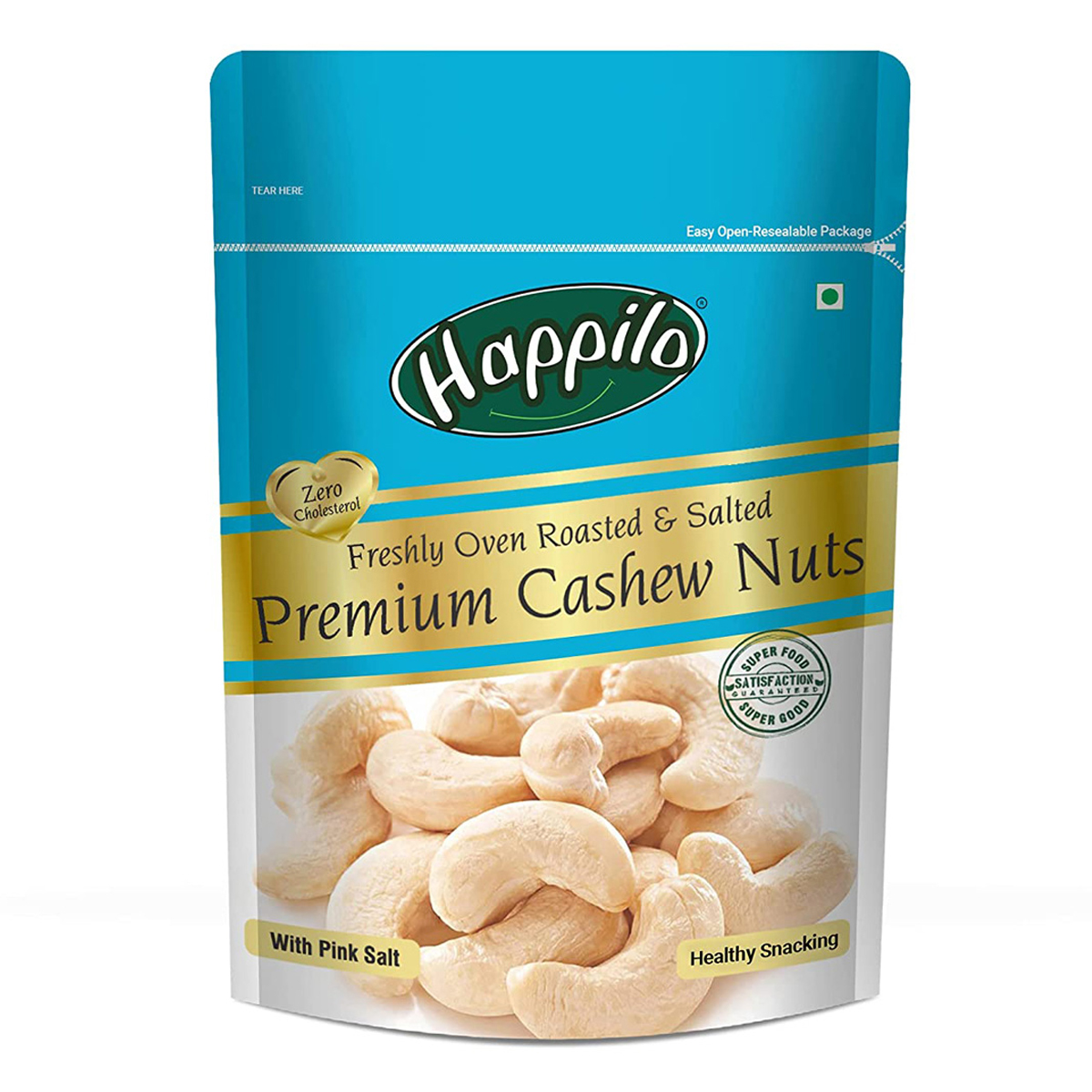 Happilo Premium Toasted & Salted Cashews, 200 gm, Pack of 1 Happilo Premium Toasted & Salted Cashews, 200 gm, Pack of 1