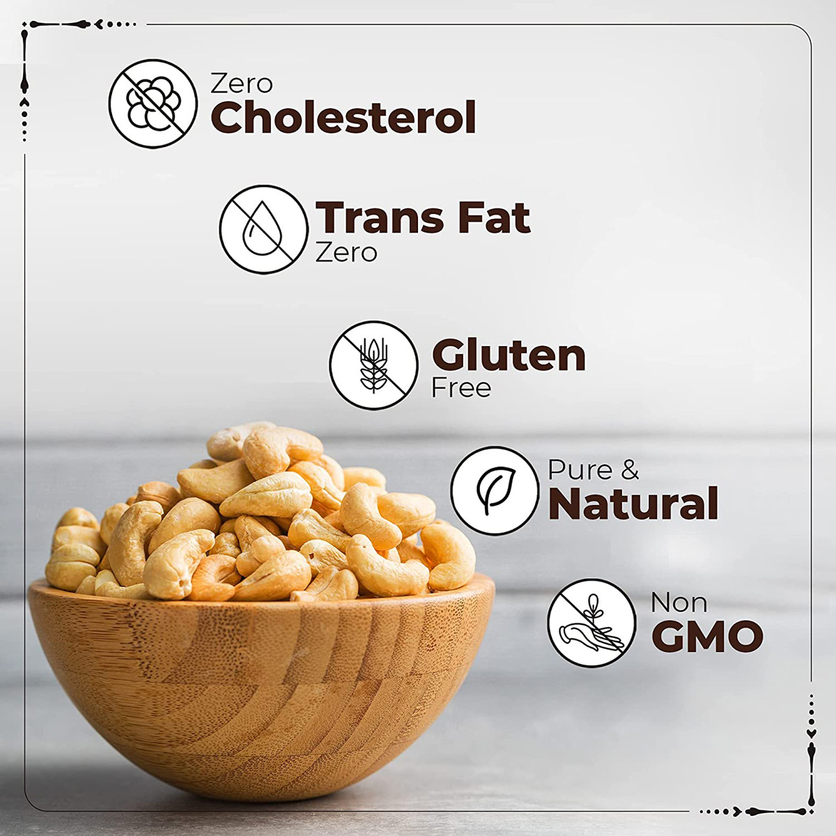 Happilo Premium Toasted & Salted Cashews, 200 gm, Pack of 1 Happilo Premium Toasted & Salted Cashews, 200 gm, Pack of 1