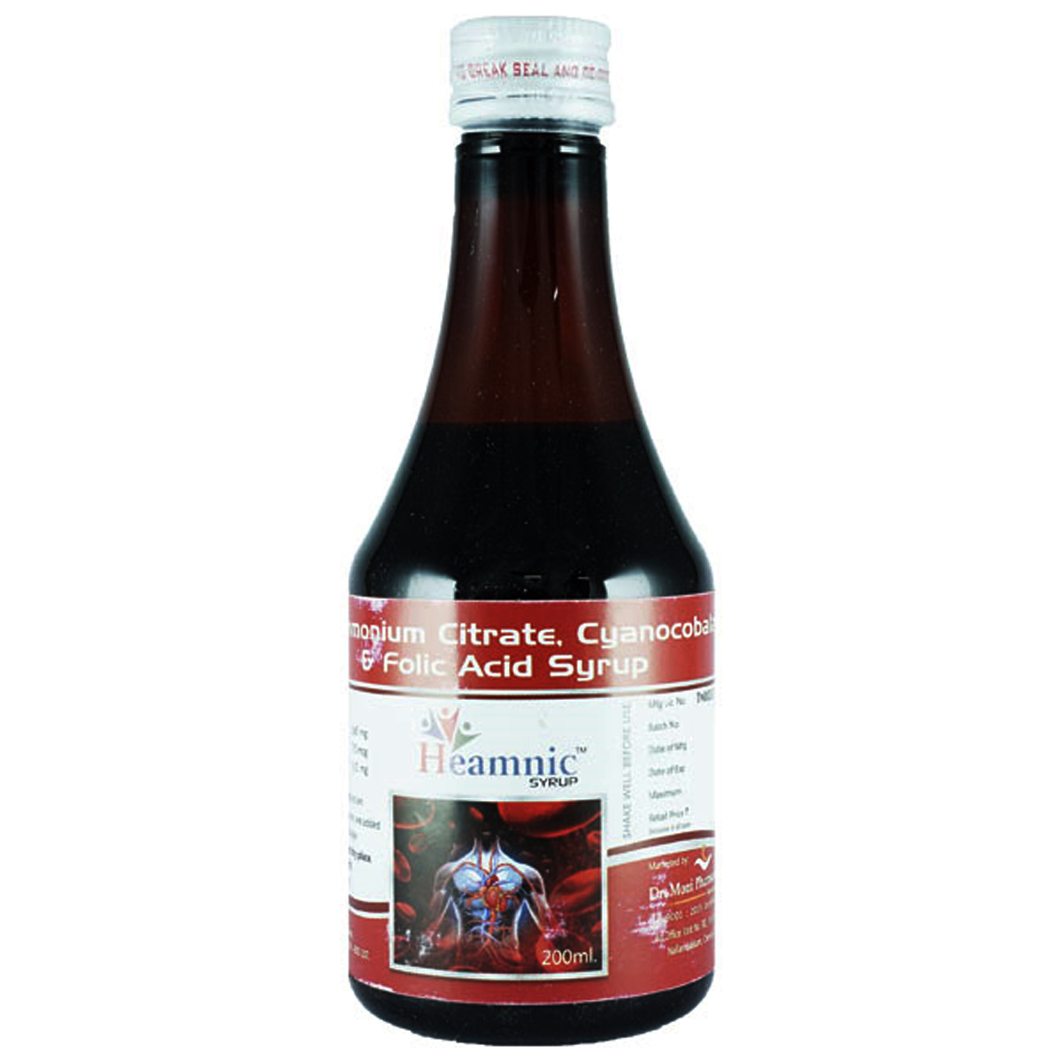 Heamnic Syrup 200 ml, Pack of 1 SYRUP Heamnic Syrup 200 ml, Pack of 1 SYRUP