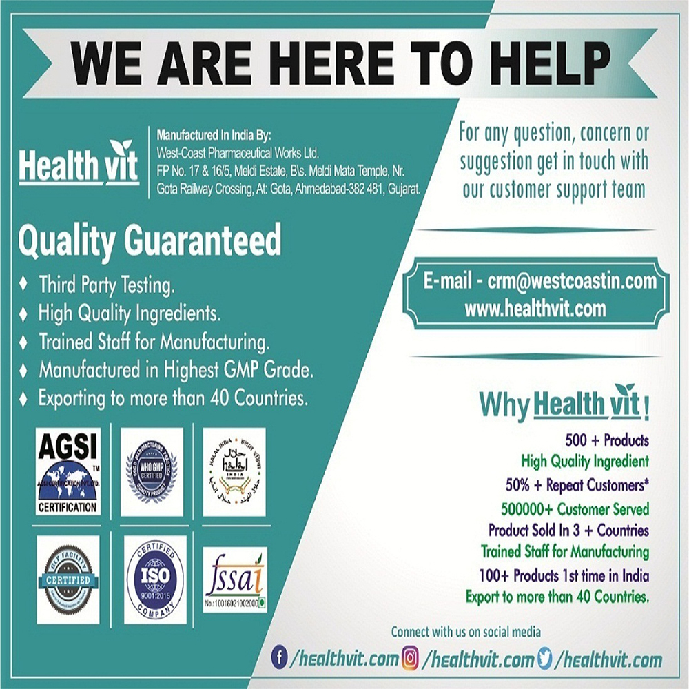 Healthvit Silymarin Milk Thistle 400 mg, 60 Capsules, Pack of 1 Healthvit Silymarin Milk Thistle 400 mg, 60 Capsules, Pack of 1