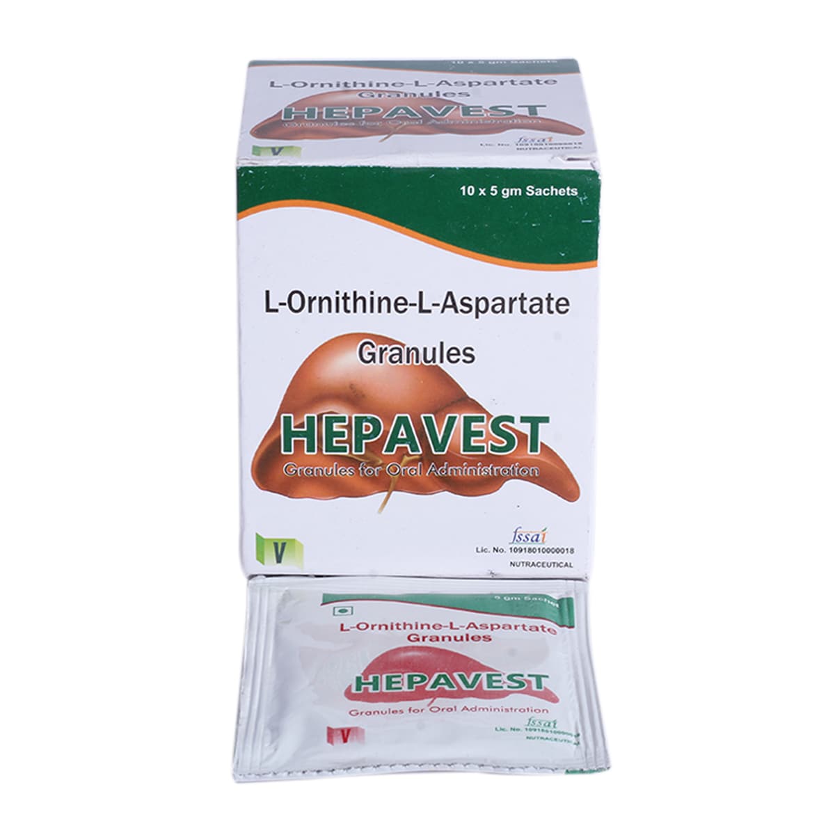 Hepavest Sachet 5 gm, Pack of 1 GRANULES Hepavest Sachet 5 gm, Pack of 1 GRANULES