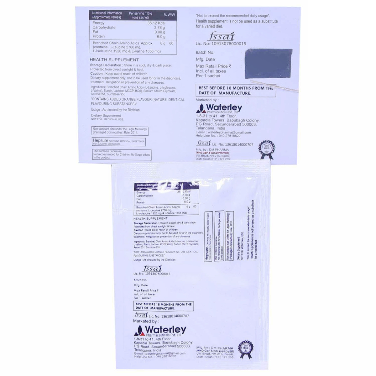 Hepsure Sugar Free Orange Sachet 10 gm, Pack of 1 Hepsure Sugar Free Orange Sachet 10 gm, Pack of 1