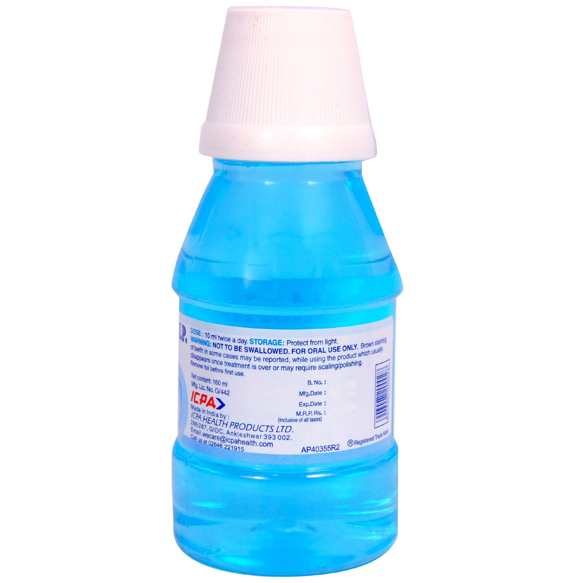 Hexidine Mouthwash 160 ml, Pack of 1 LIQUID Hexidine Mouthwash 160 ml, Pack of 1 LIQUID