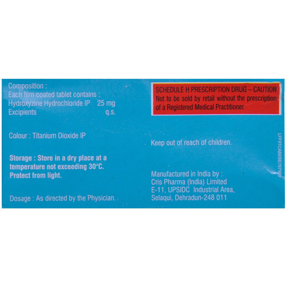 Hicope-25 Tablet 15's, Pack of 15 TabletS Hicope-25 Tablet 15's, Pack of 15 TabletS