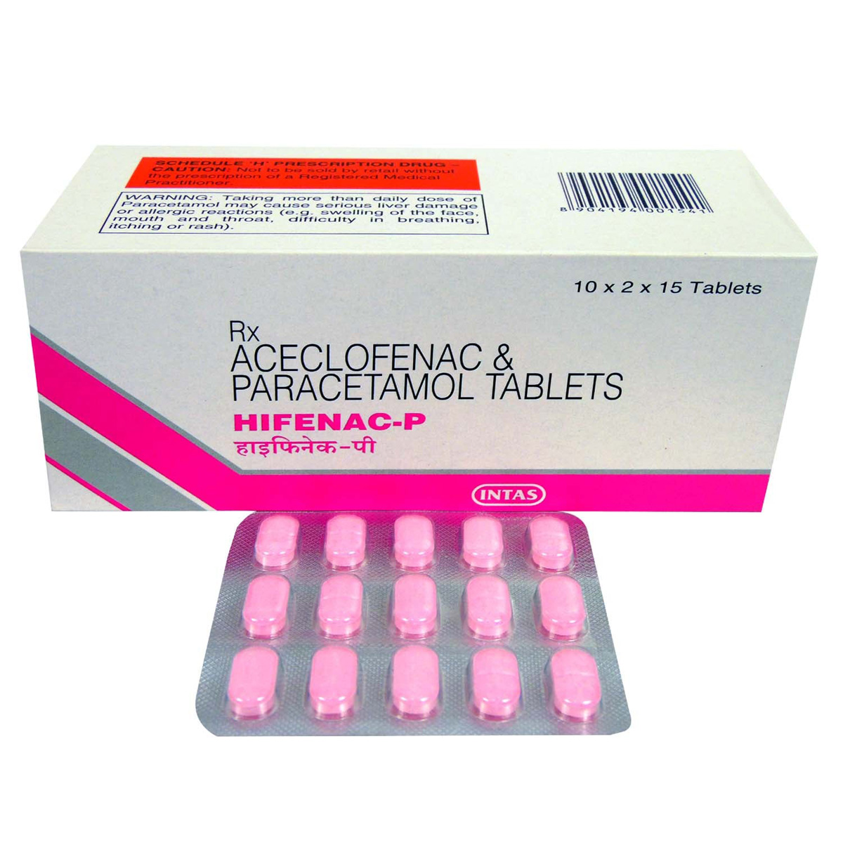 Hifenac-P Tablet 15's, Pack of 15 TABLETS Hifenac-P Tablet 15's, Pack of 15 TABLETS