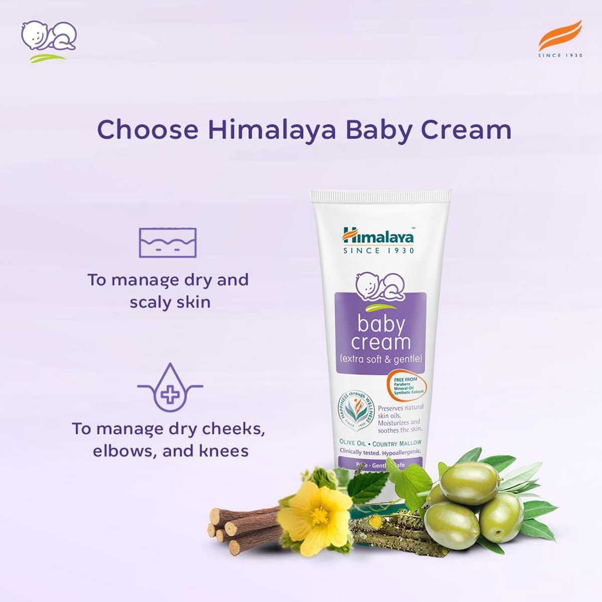Himalaya Baby Cream, 50 ml, Pack of 1 Himalaya Baby Cream, 50 ml, Pack of 1