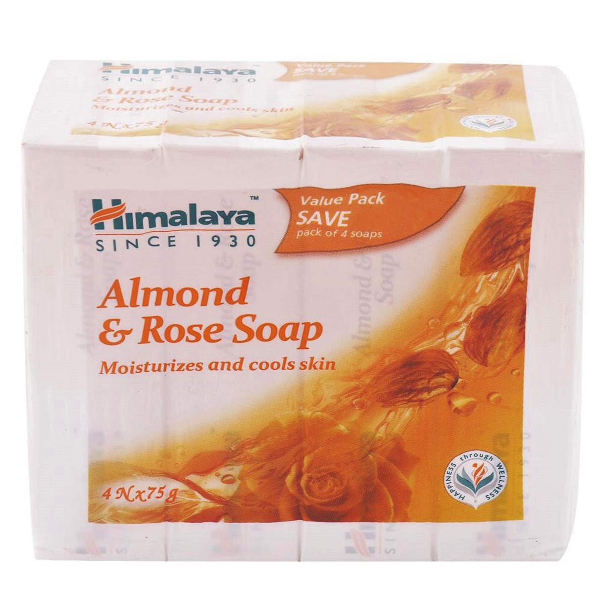 Himalaya Almond & Rose Soap, 300 gm (4x75 gm), Pack of 1 Himalaya Almond & Rose Soap, 300 gm (4x75 gm), Pack of 1