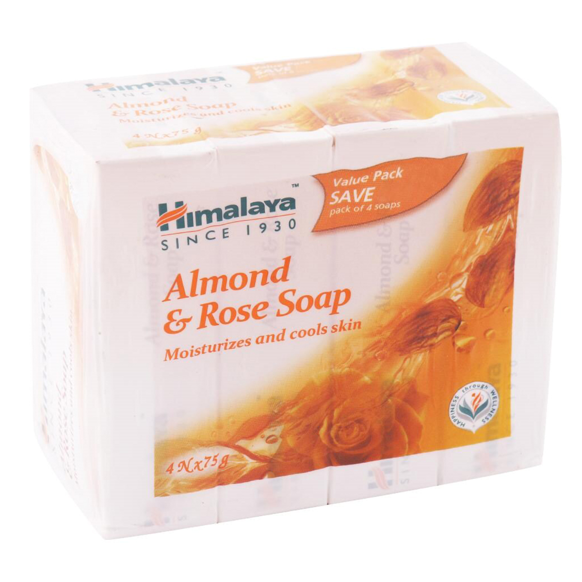 Himalaya Almond & Rose Soap, 300 gm (4x75 gm), Pack of 1 Himalaya Almond & Rose Soap, 300 gm (4x75 gm), Pack of 1