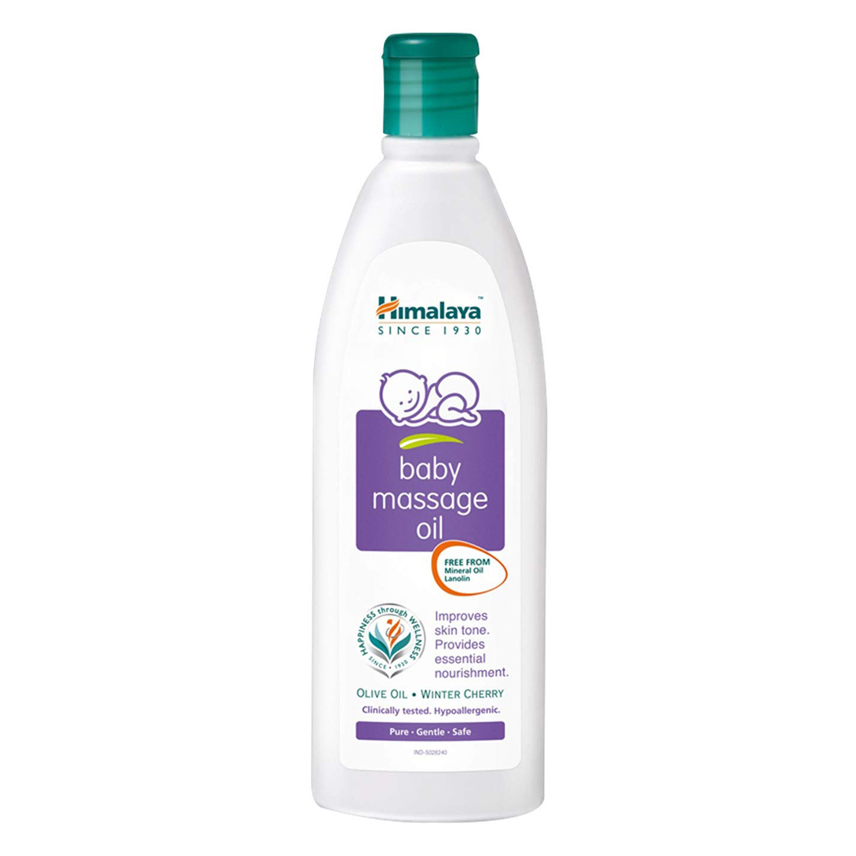 Himalaya Baby Massage Oil, 200 ml, Pack of 1 Himalaya Baby Massage Oil, 200 ml, Pack of 1