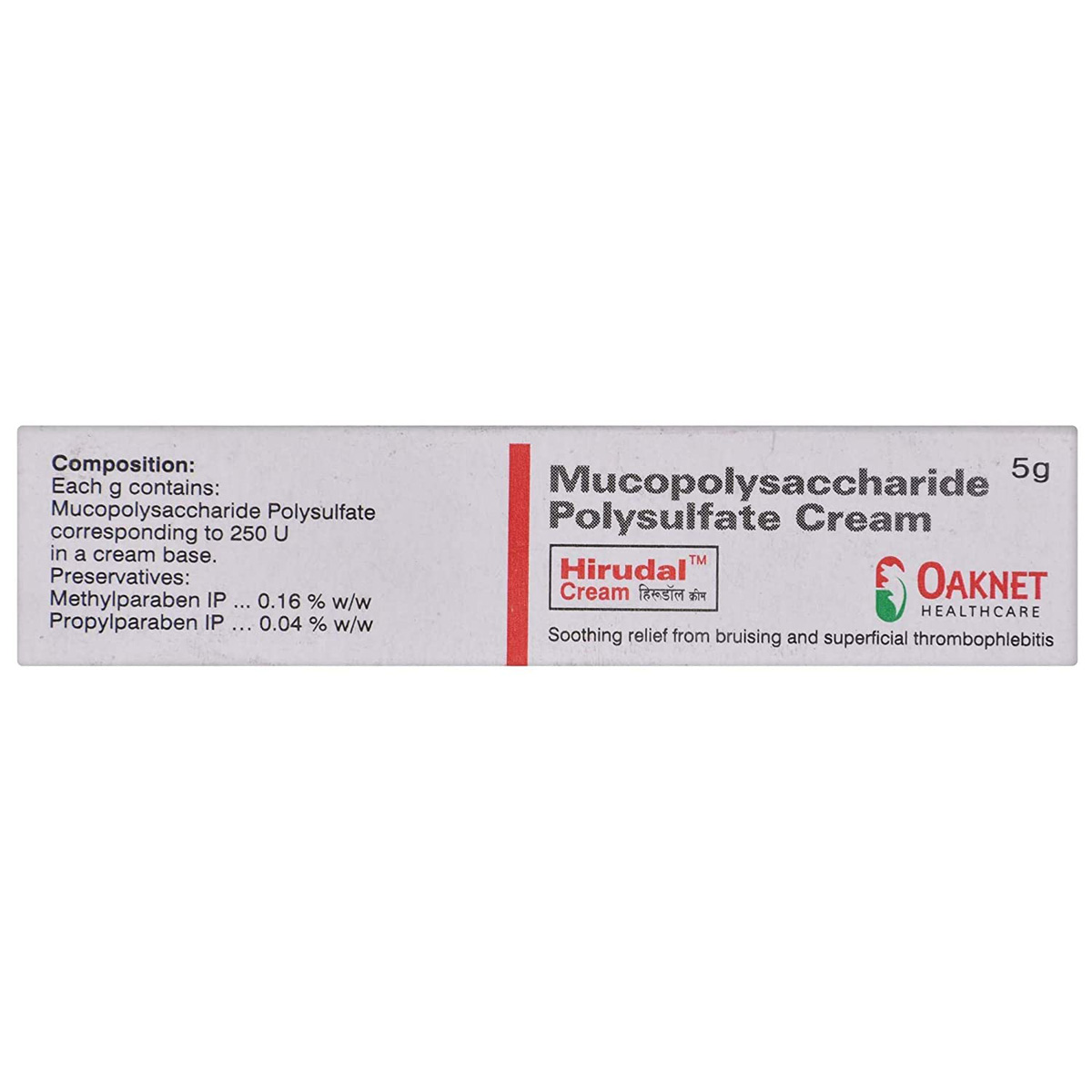 Hirudal Cream 5 gm, Pack of 1 Cream Hirudal Cream 5 gm, Pack of 1 Cream
