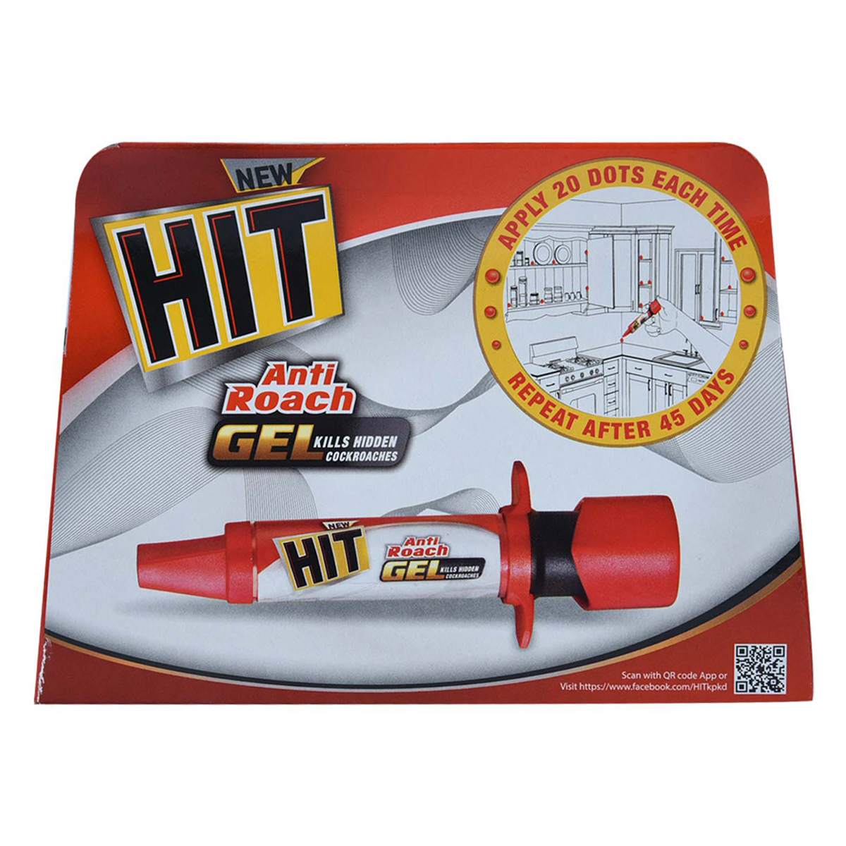 Hit Anti Roach Gel, 20 gm, Pack of 1 Hit Anti Roach Gel, 20 gm, Pack of 1
